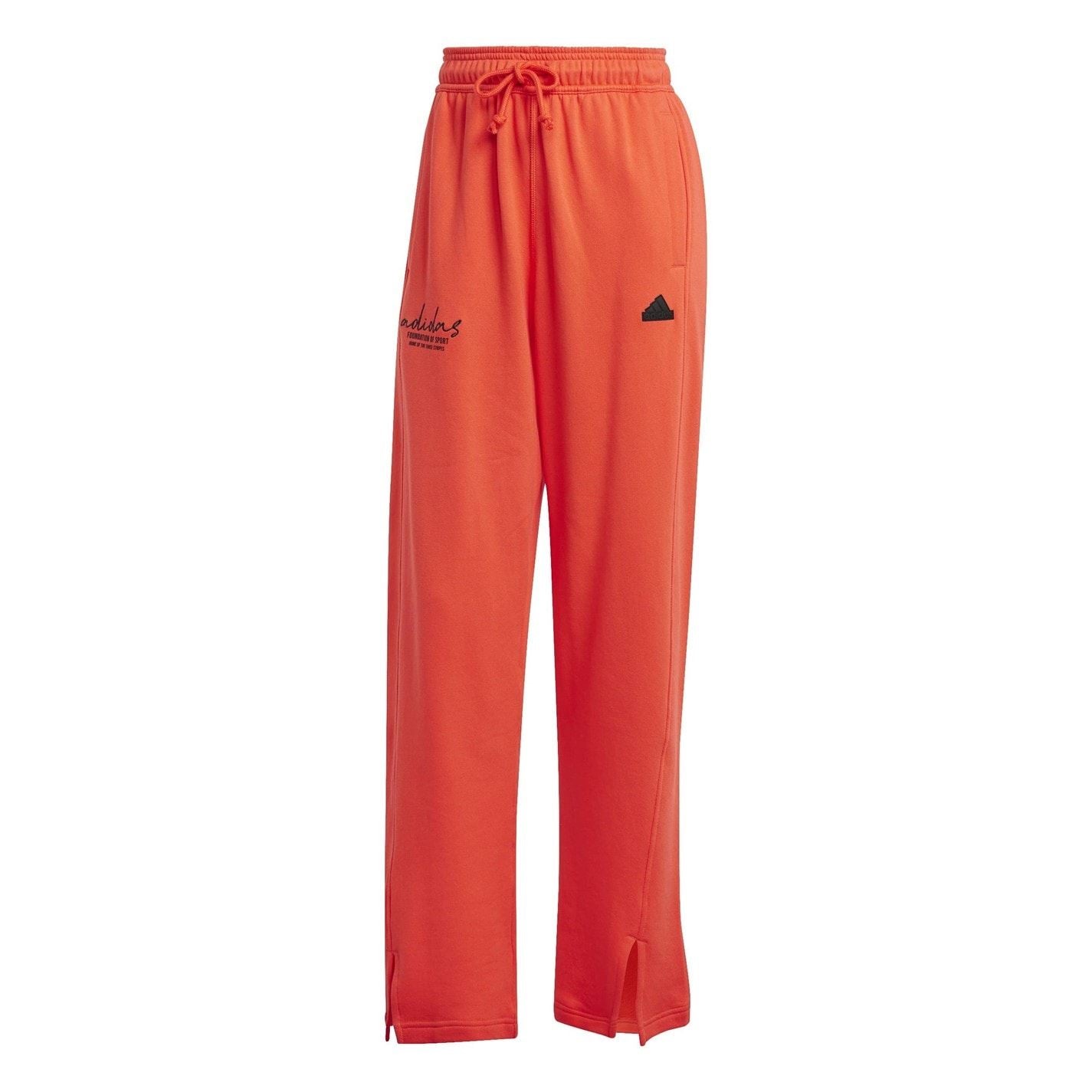 adidas Signature Graphic Embroidery French Terry Straight Leg Joggers