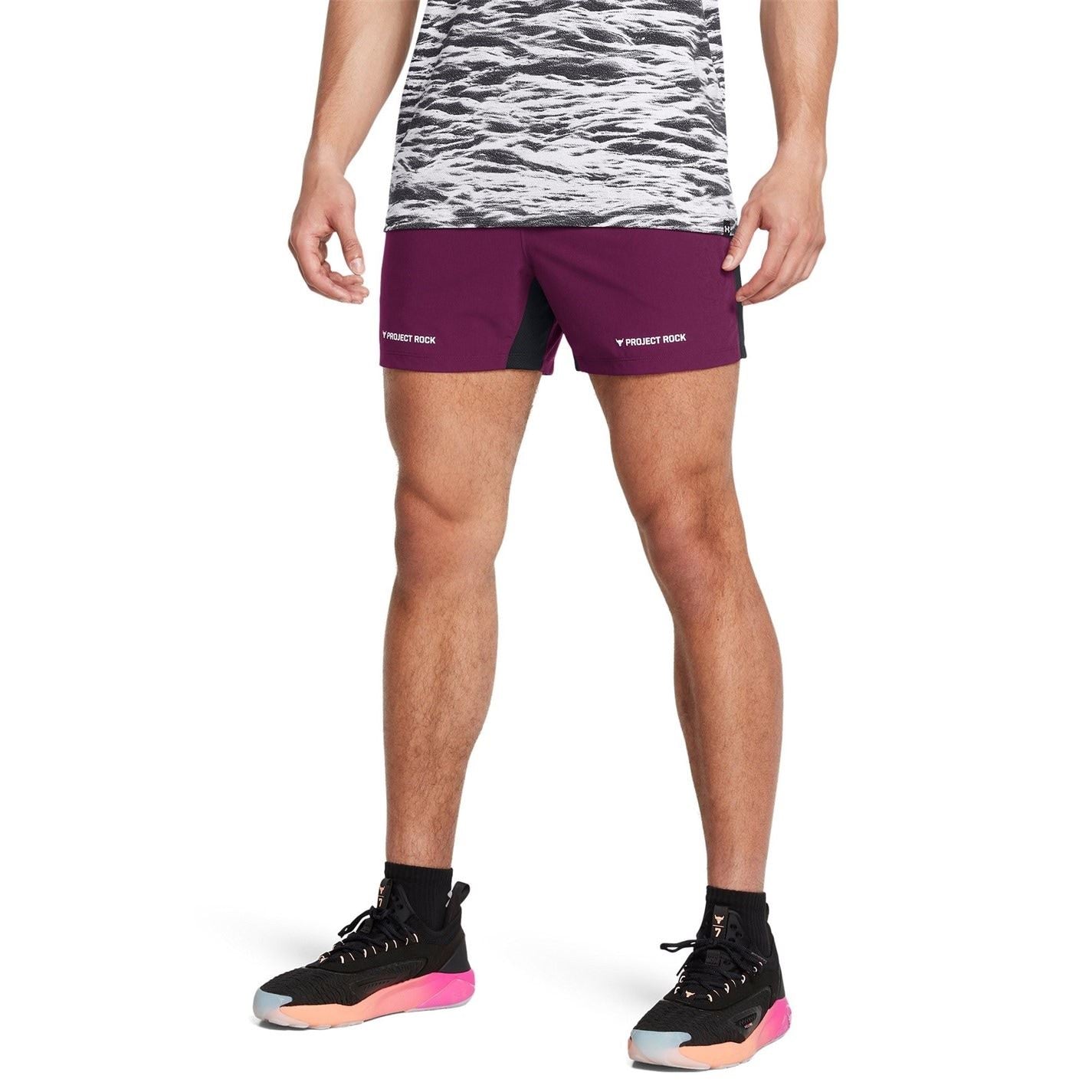 Under Armour Mens Armour Pjt Rock Ultimate 5 Training Short Gym