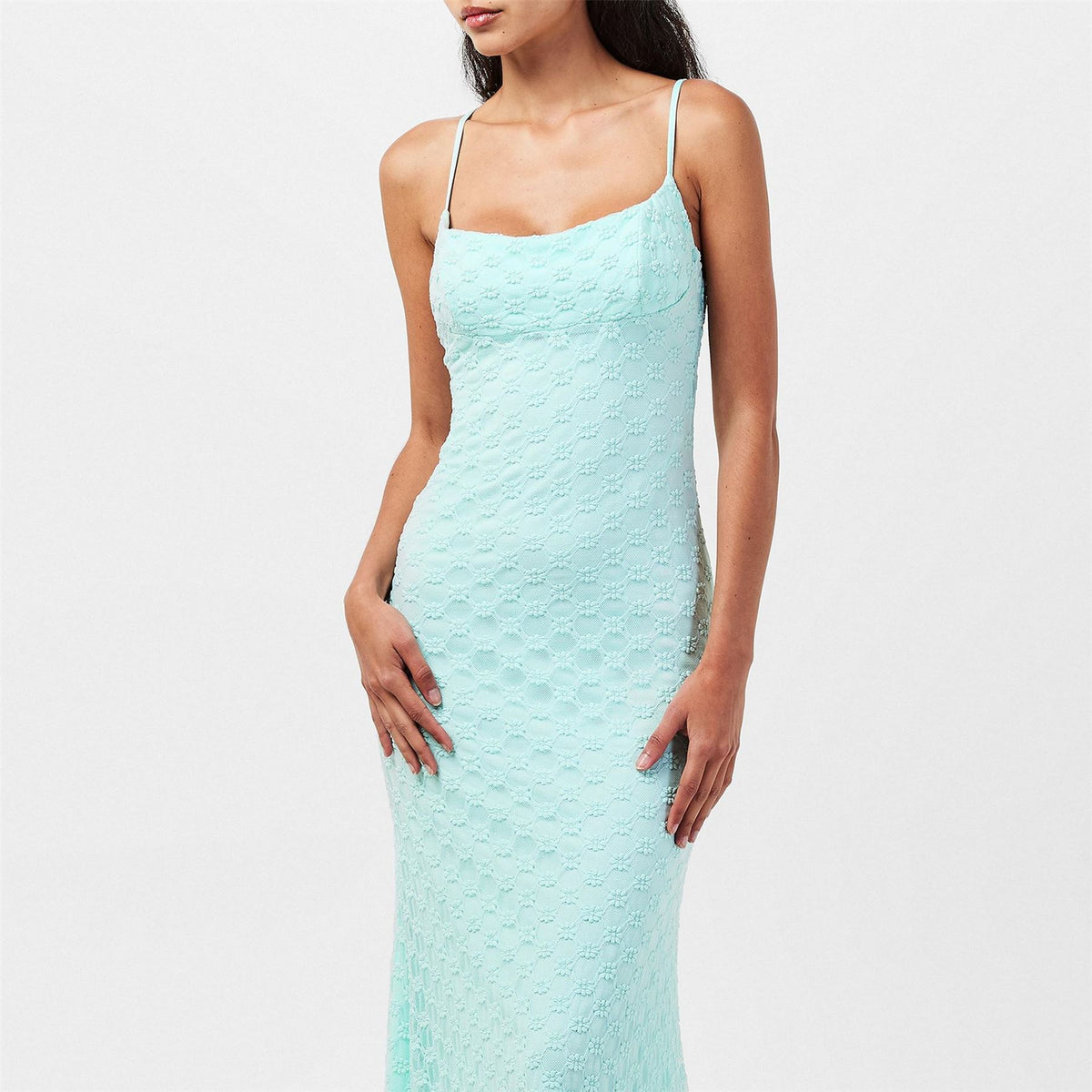 Bardot Mesh Midi Dress