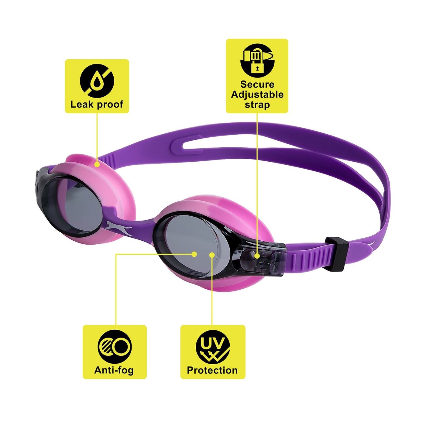 Slazenger Edge Swimming Goggles Junior