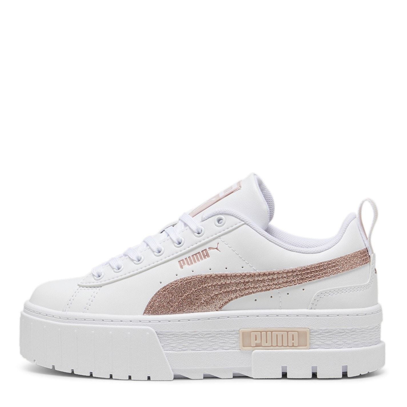 Puma Junior Mayze Graphic Print Platform Skate Shoes