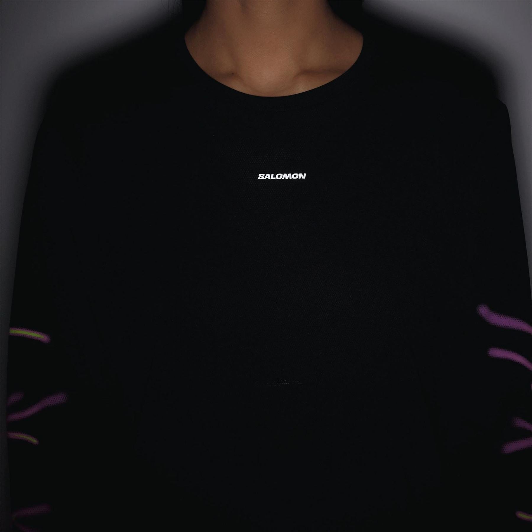 Salomon Womens Core Graphic Ls Running Tee