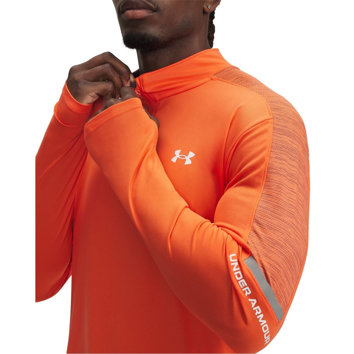 Under Armour Tech Zip Neck Long Sleeve Raglan Sweatshirt