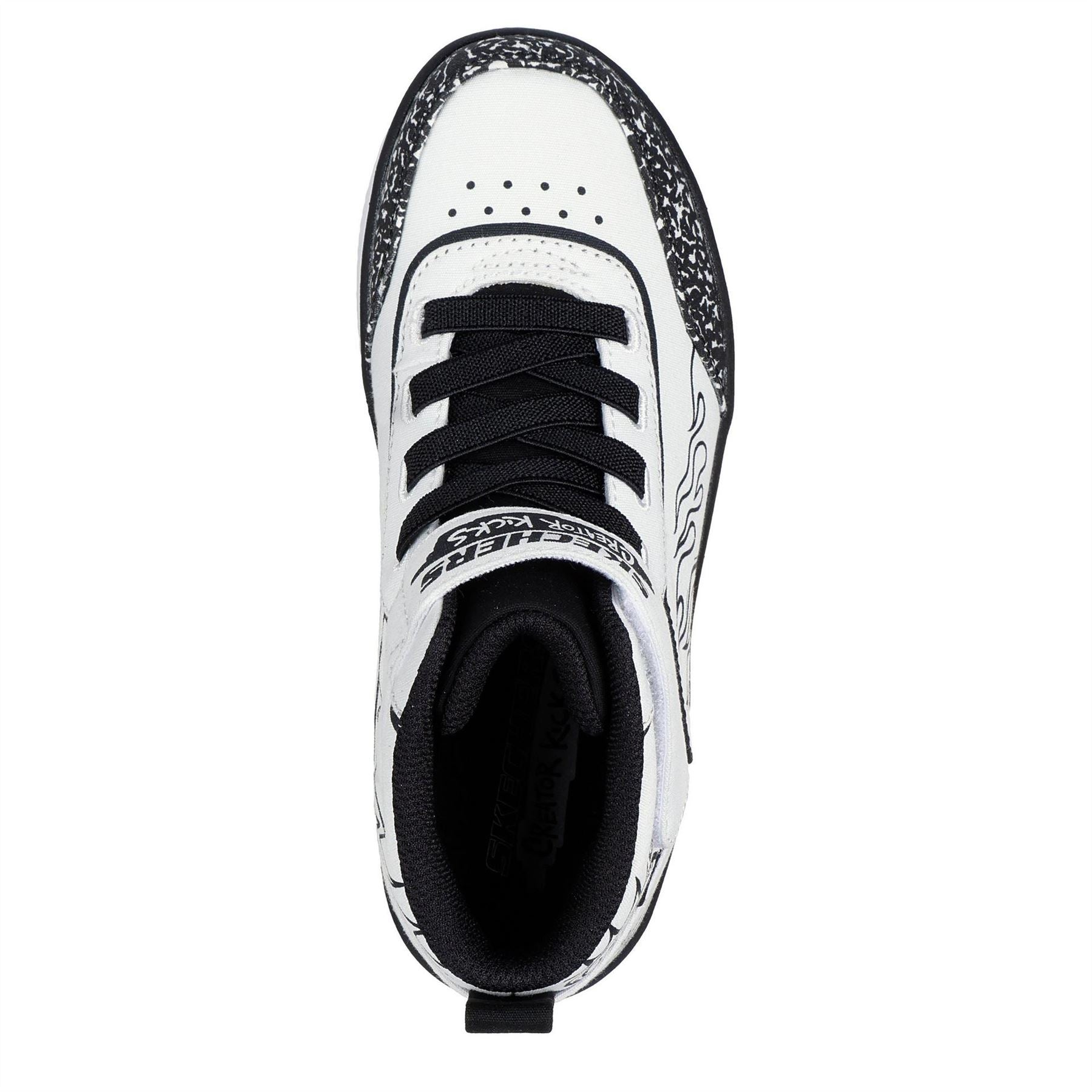 Skechers Top Gore  And  Strap Sneaker Low Top Trainers Unisex Kids