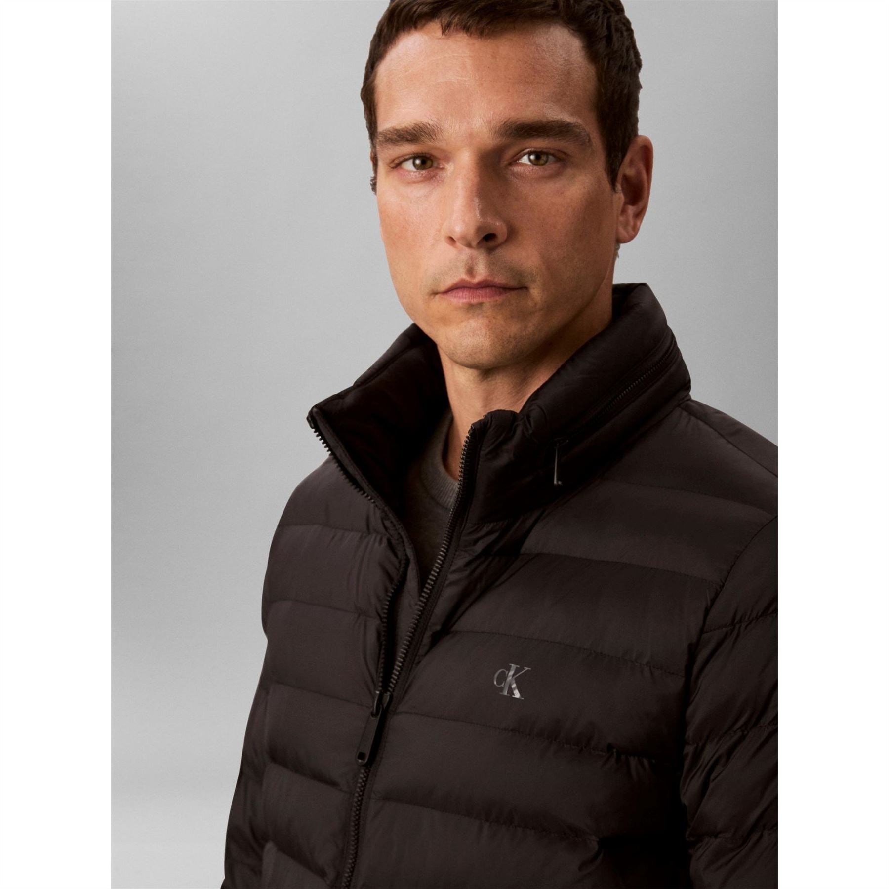 Calvin Klein Jeans Full Zip Shorts Puffer Jacket