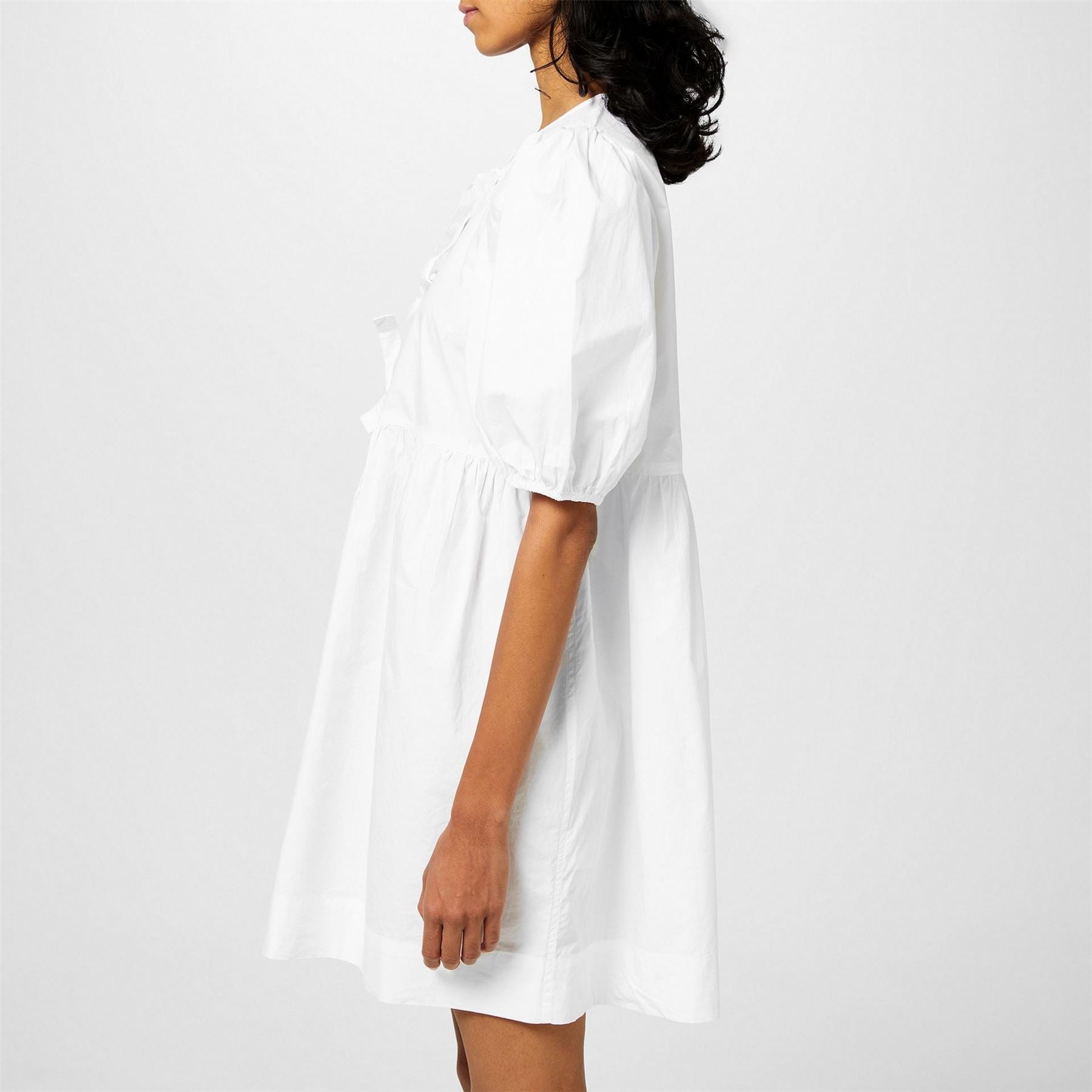 Ganni Tie Mini Dress