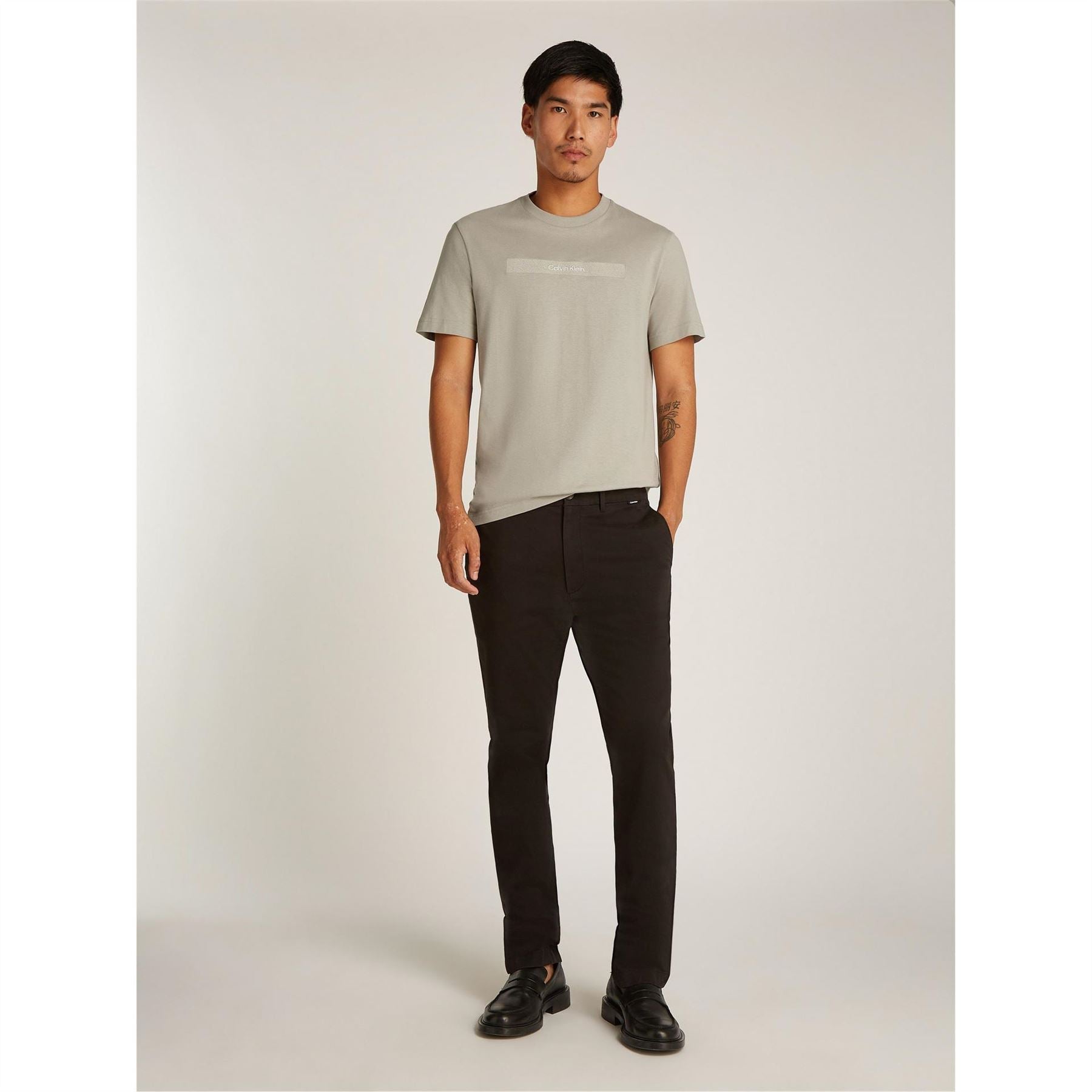 Calvin Klein Structured Embroidery Regular Fit T-Shirt
