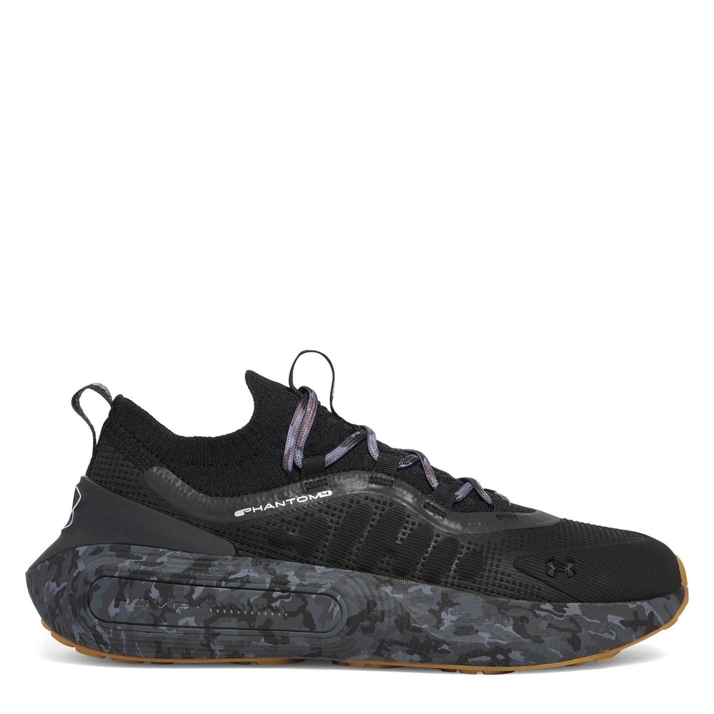 Under Armour Phantom 4 Camo Lace-Up Sock Trainers