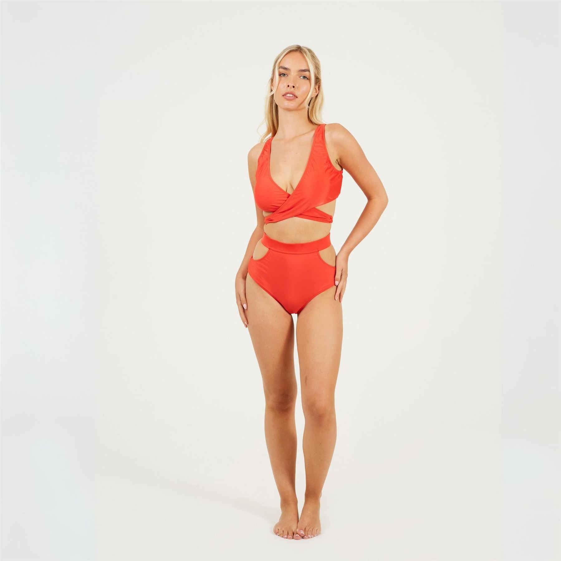 Brave Soul Neck Wrap Around Bikini Top