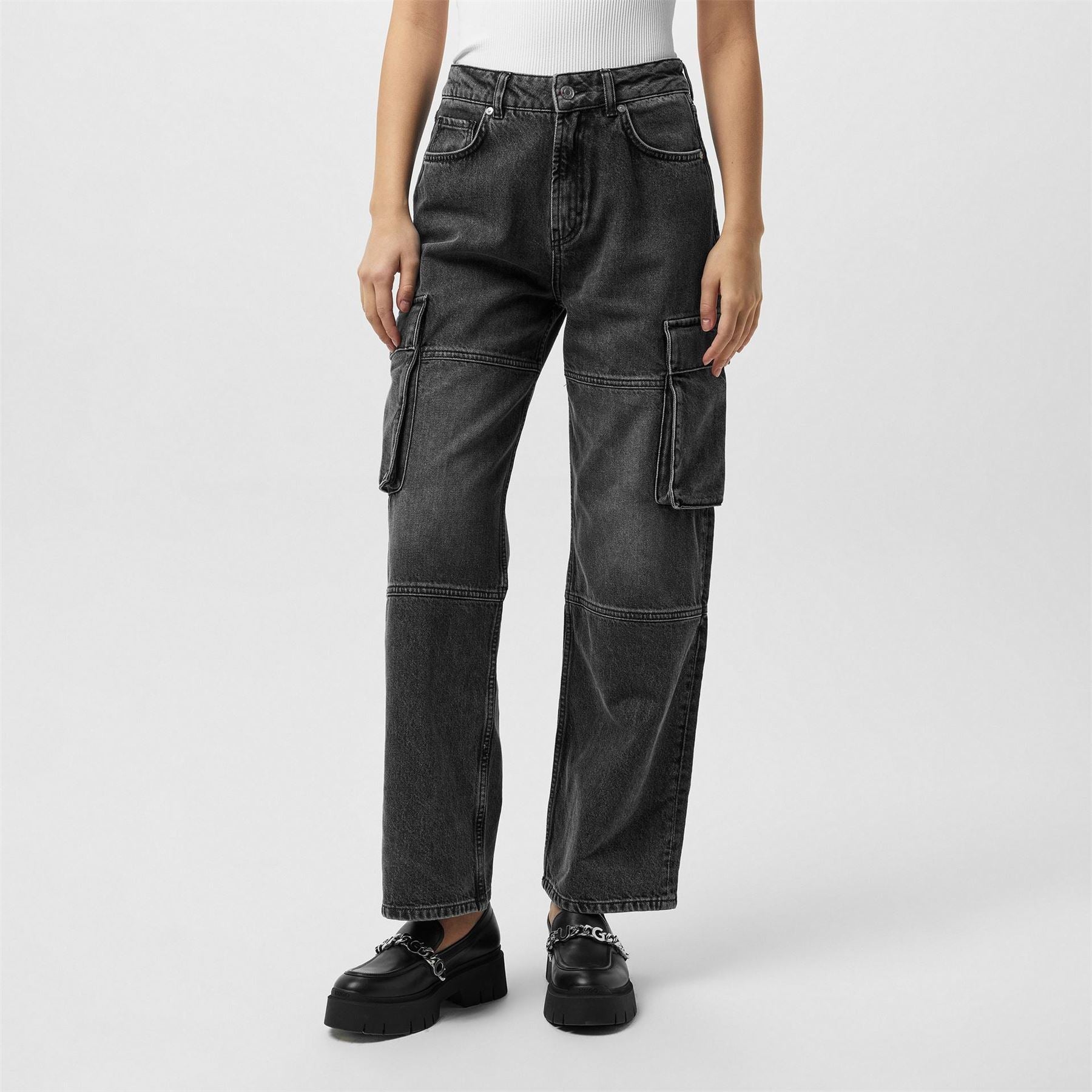 Hugo Wide Leg Jeans