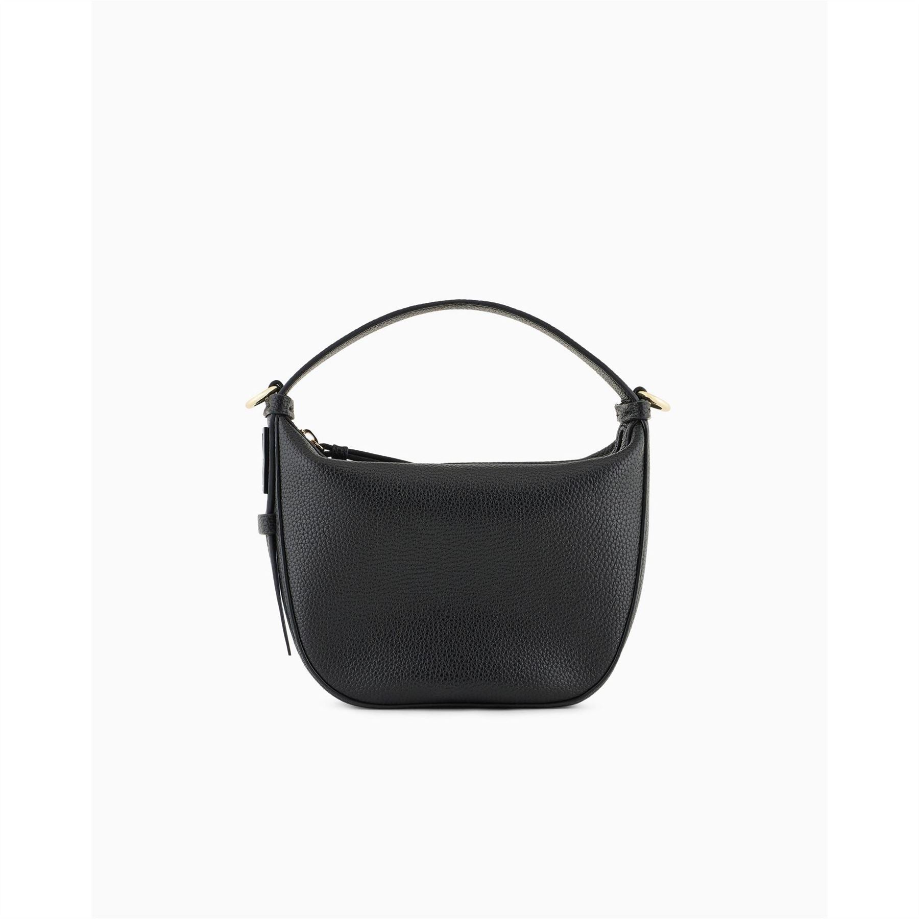 Armani Exchange Exchange Crescent Shape Hobo Bag with Logo