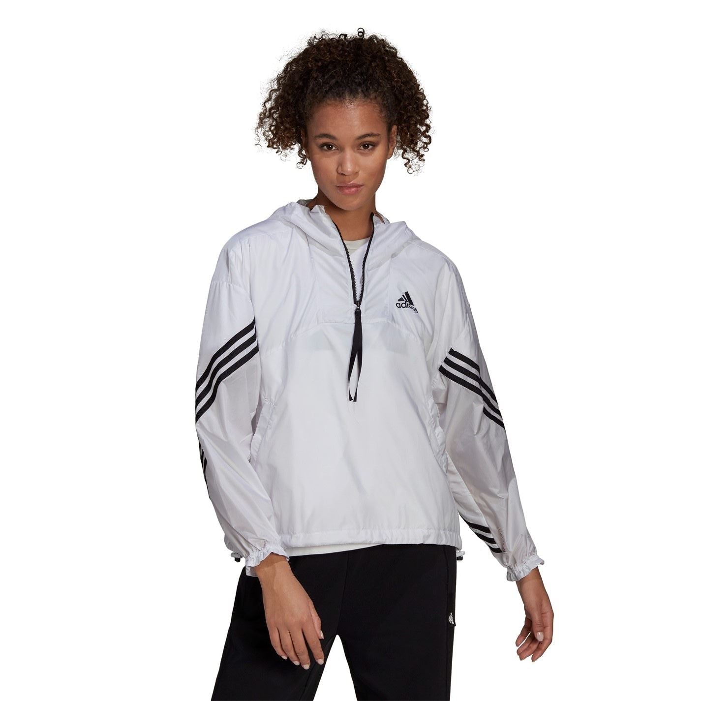 adidas Womens HalF-Zip Windreaker