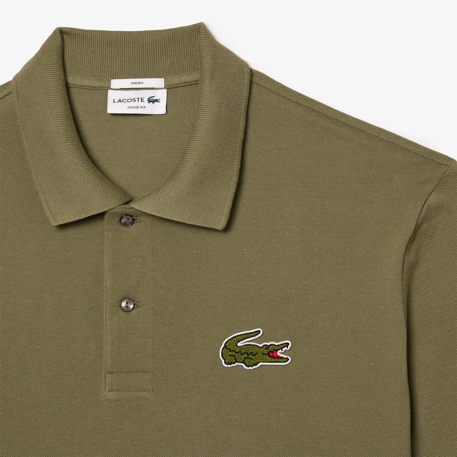 Lacoste Loose Fit L.12.12 Piqué Badge Polo Shirt