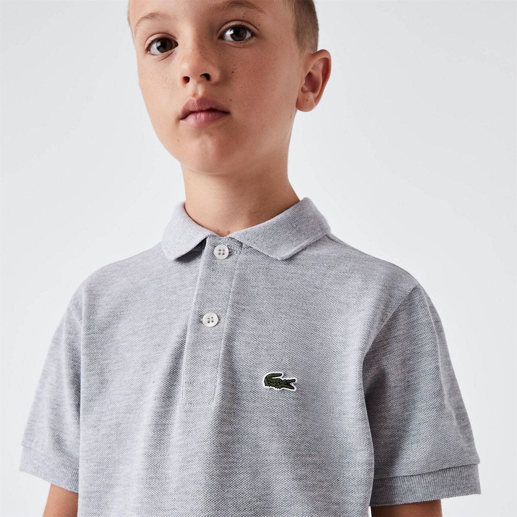 Lacoste Boys Pique Logo Polo Shirt