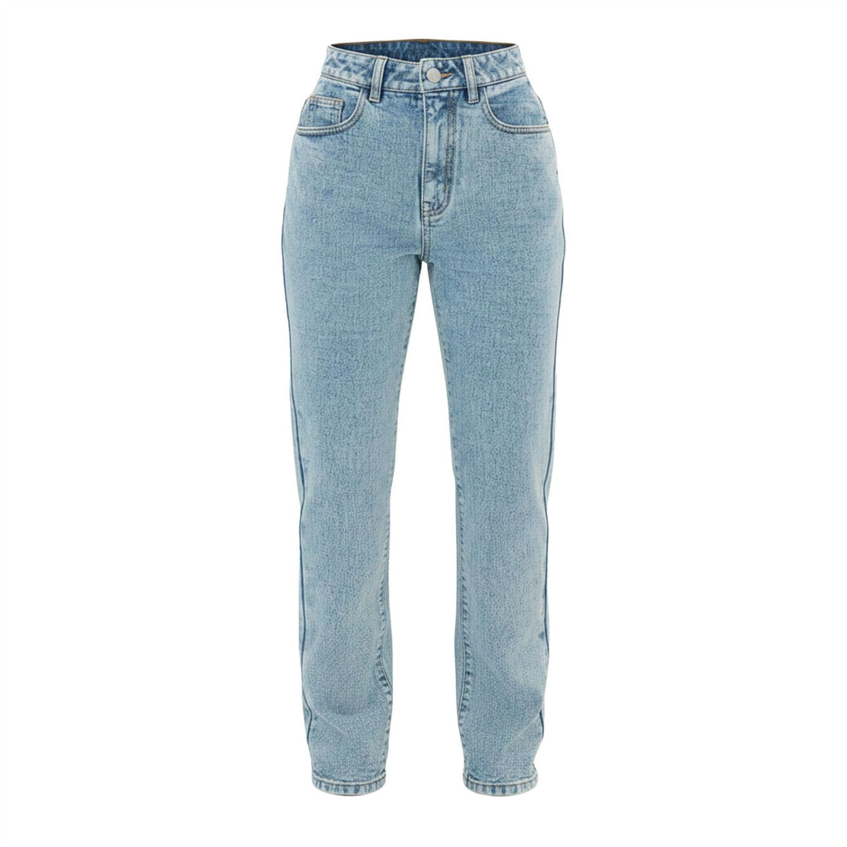 I Saw It First High Rise Straight Fit Five Pocket Jeans