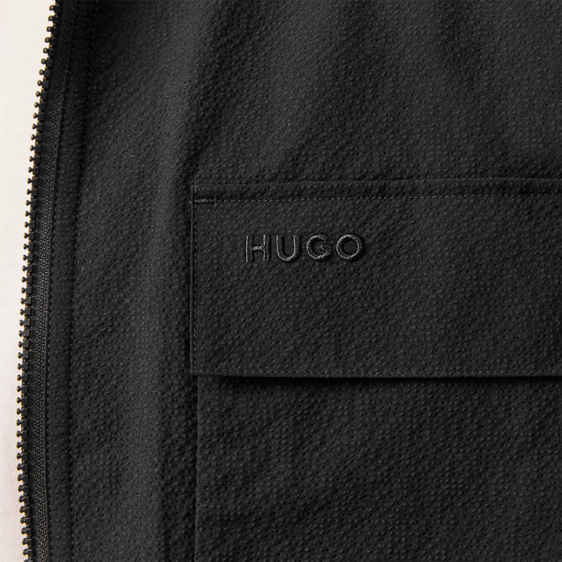 Hugo Full Zip Double Flap Pocket Overshirt