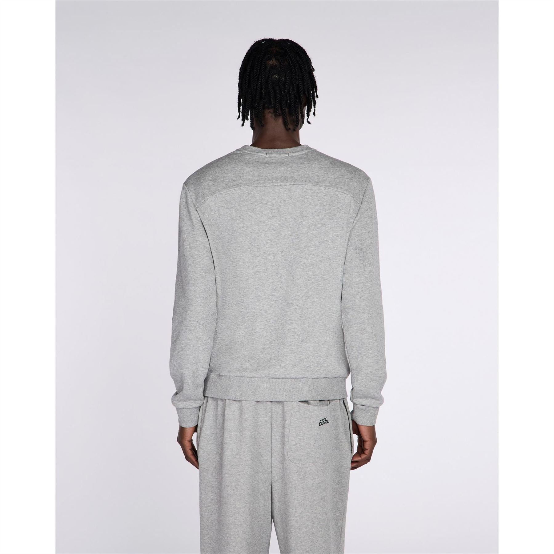 No Fear Crew Neck Long Sleeve Sweatshirt with Chest Pocket