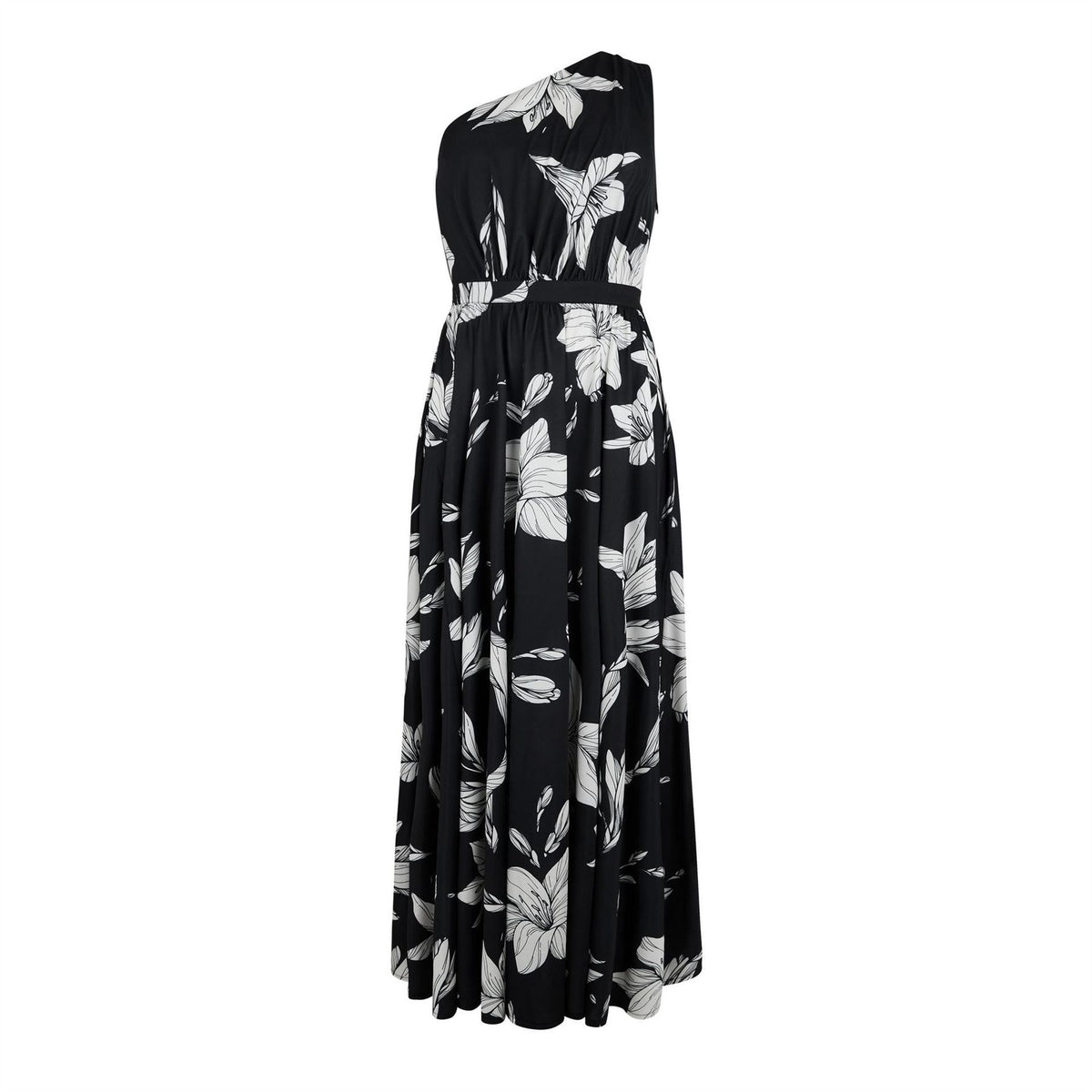 Biba One Shoulder Maxi Dress