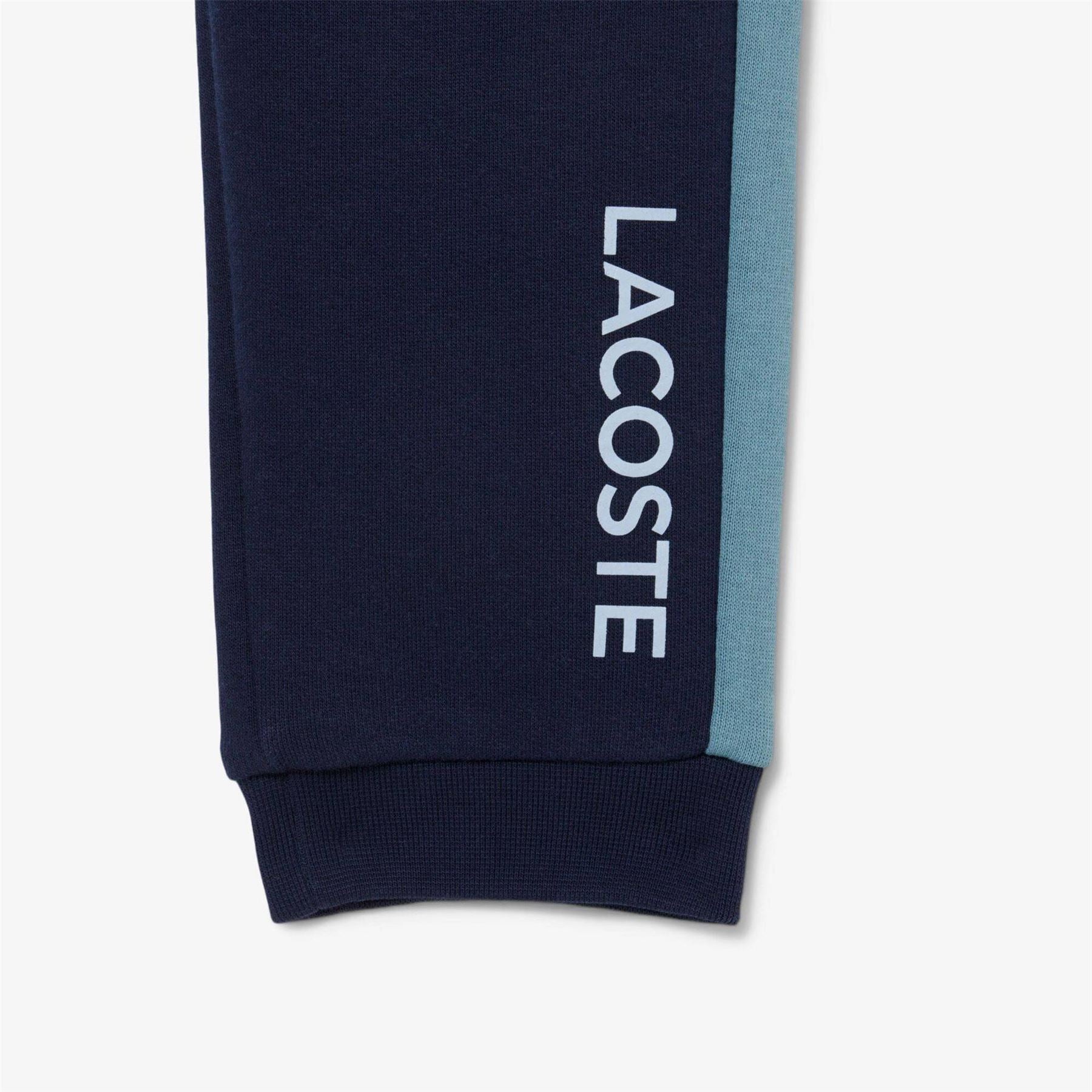 Lacoste Junior Color Block Side Stripe Joggers
