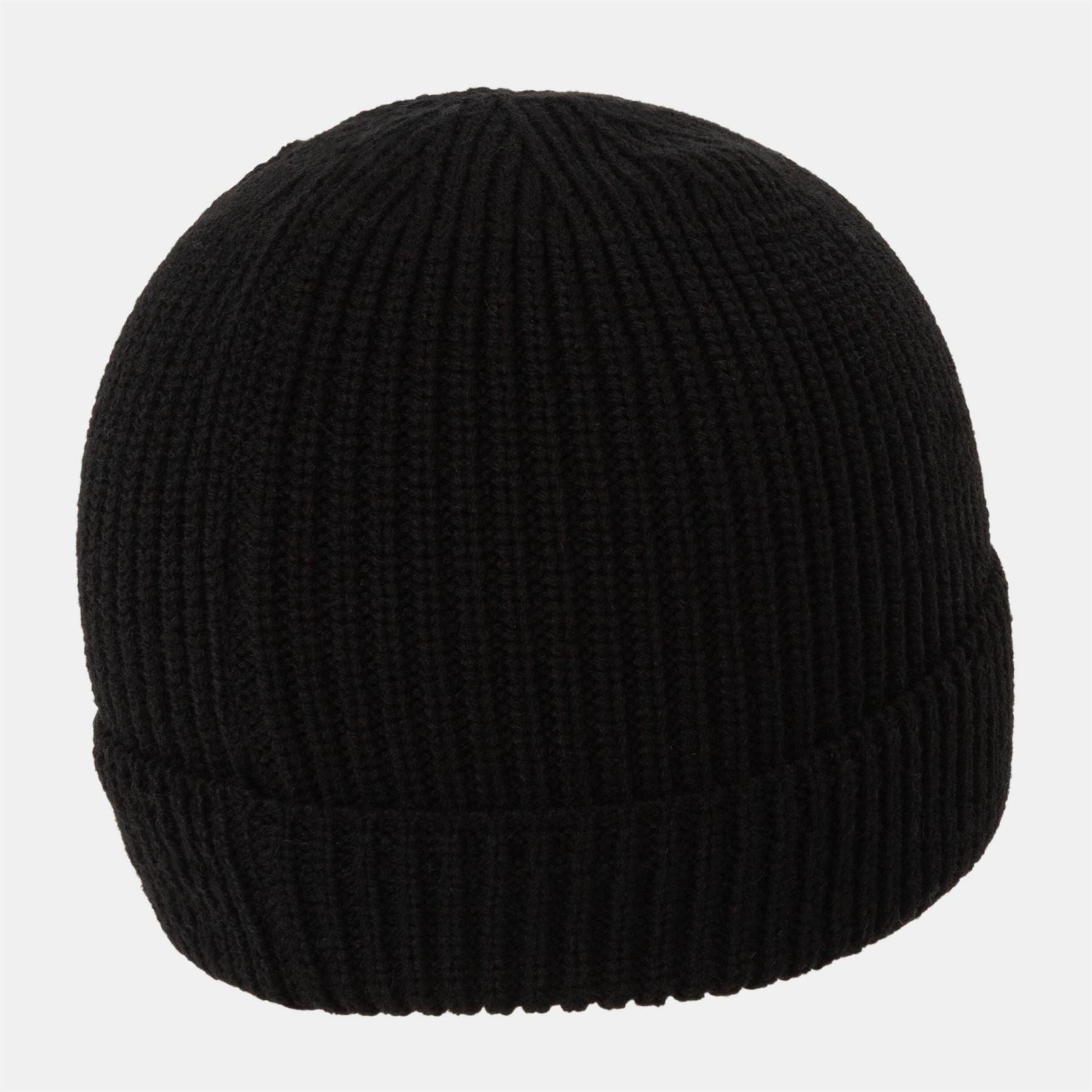 Pretty Green Adjustable Cuff Beanie With a Ribbed Pattern