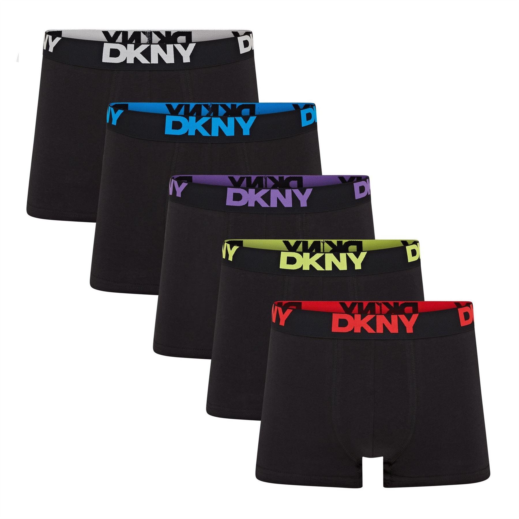 DKNY Mens 5 Pack Boxer Shorts Scottsdale