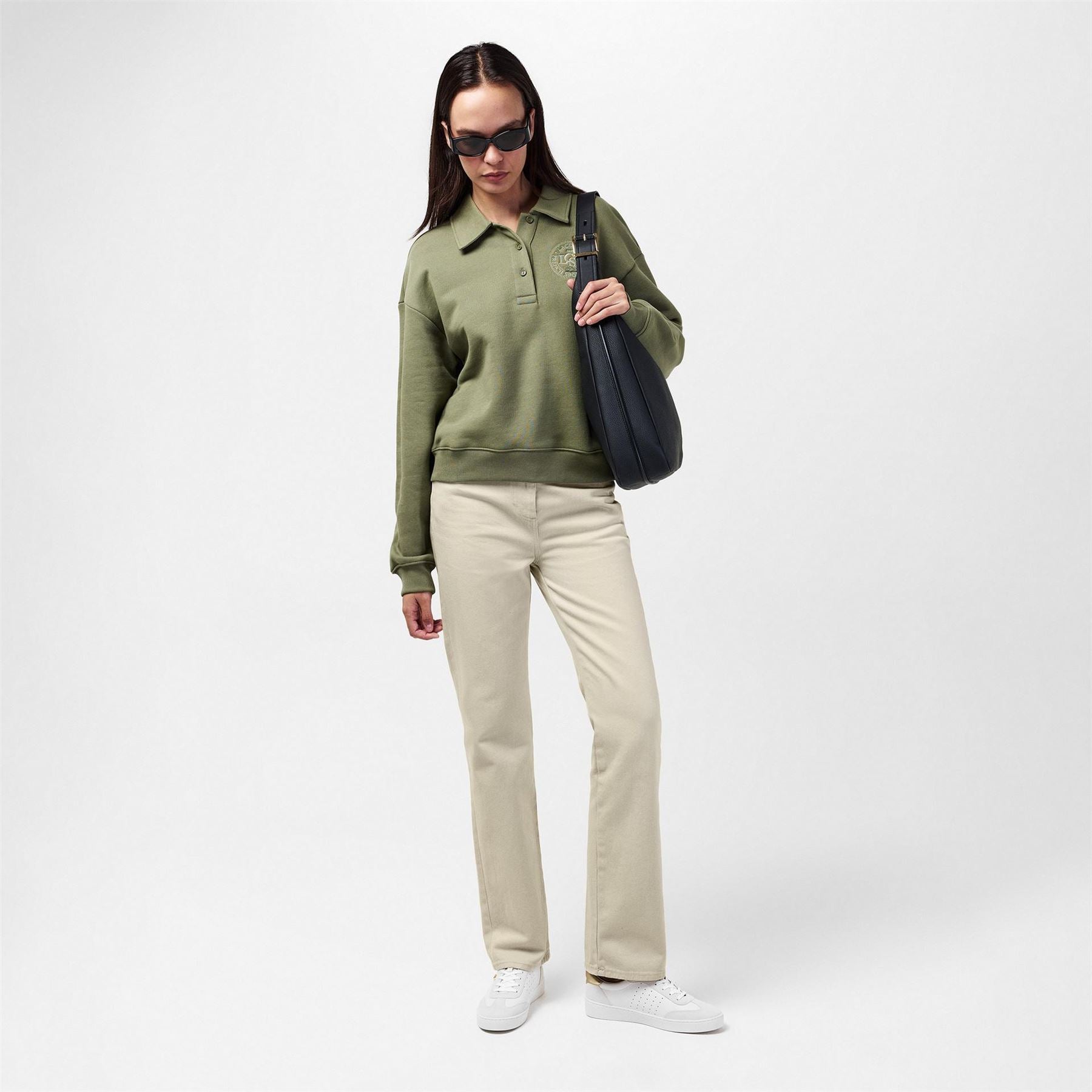 Lacoste Solid Patterned Slim Cut Trousers