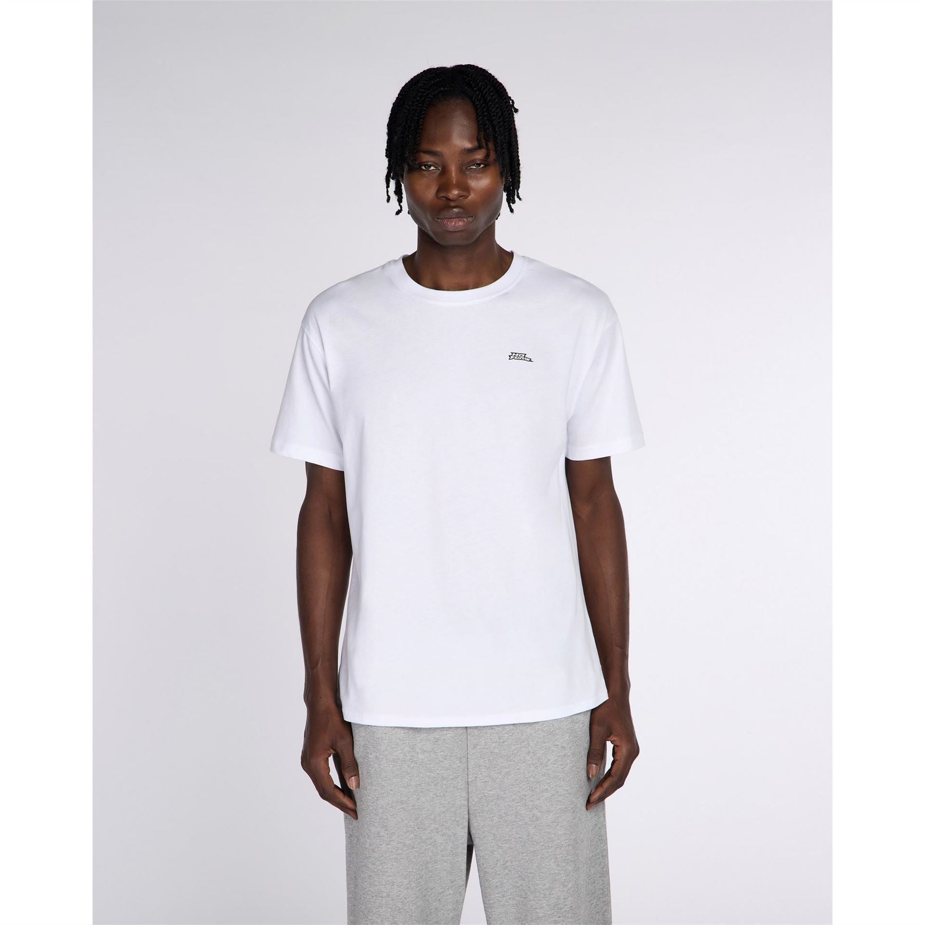 No Fear Logo Print Crew Neck Short Sleeve T-Shirt