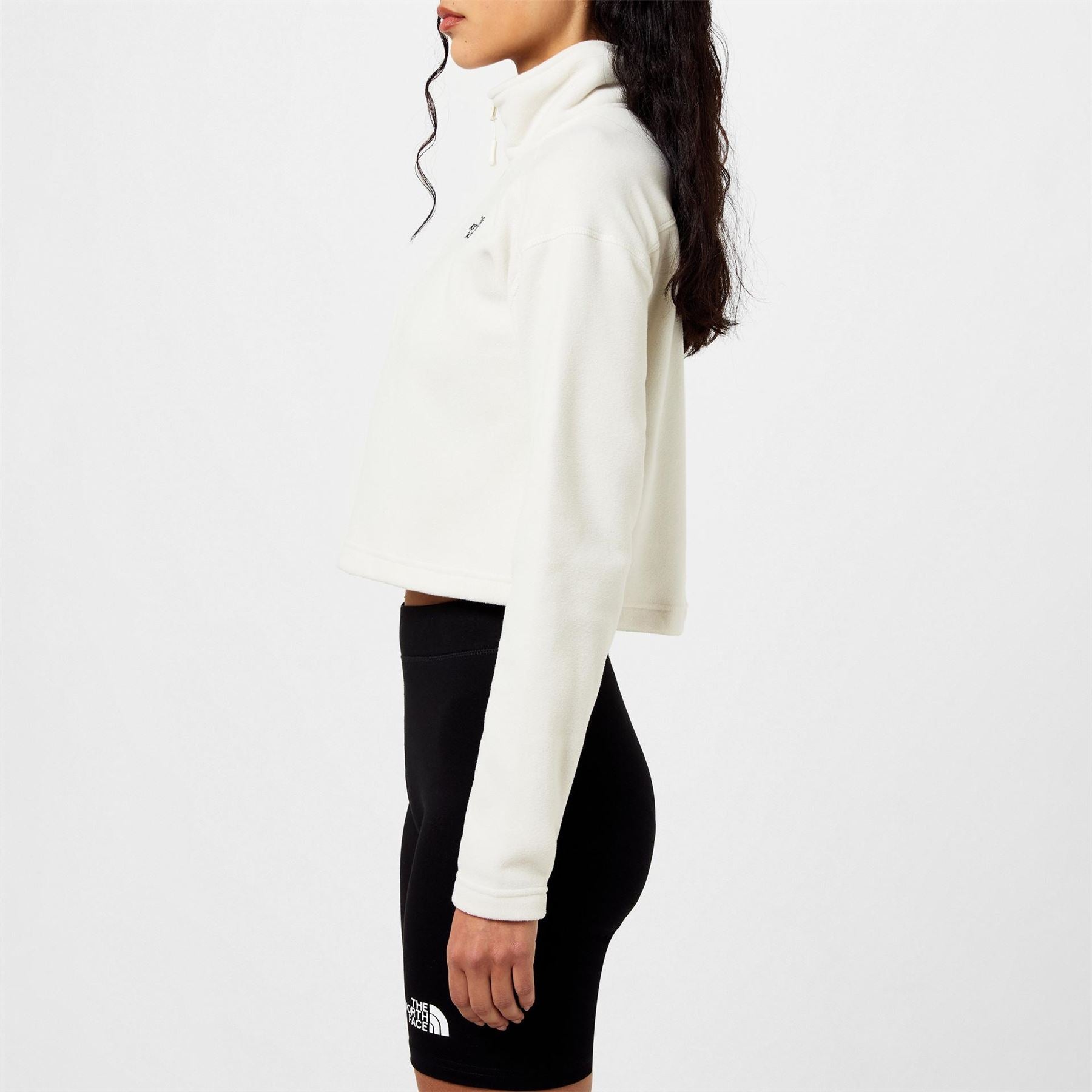 The North Face Glacier Quarter Zip Crop Fleece Top
