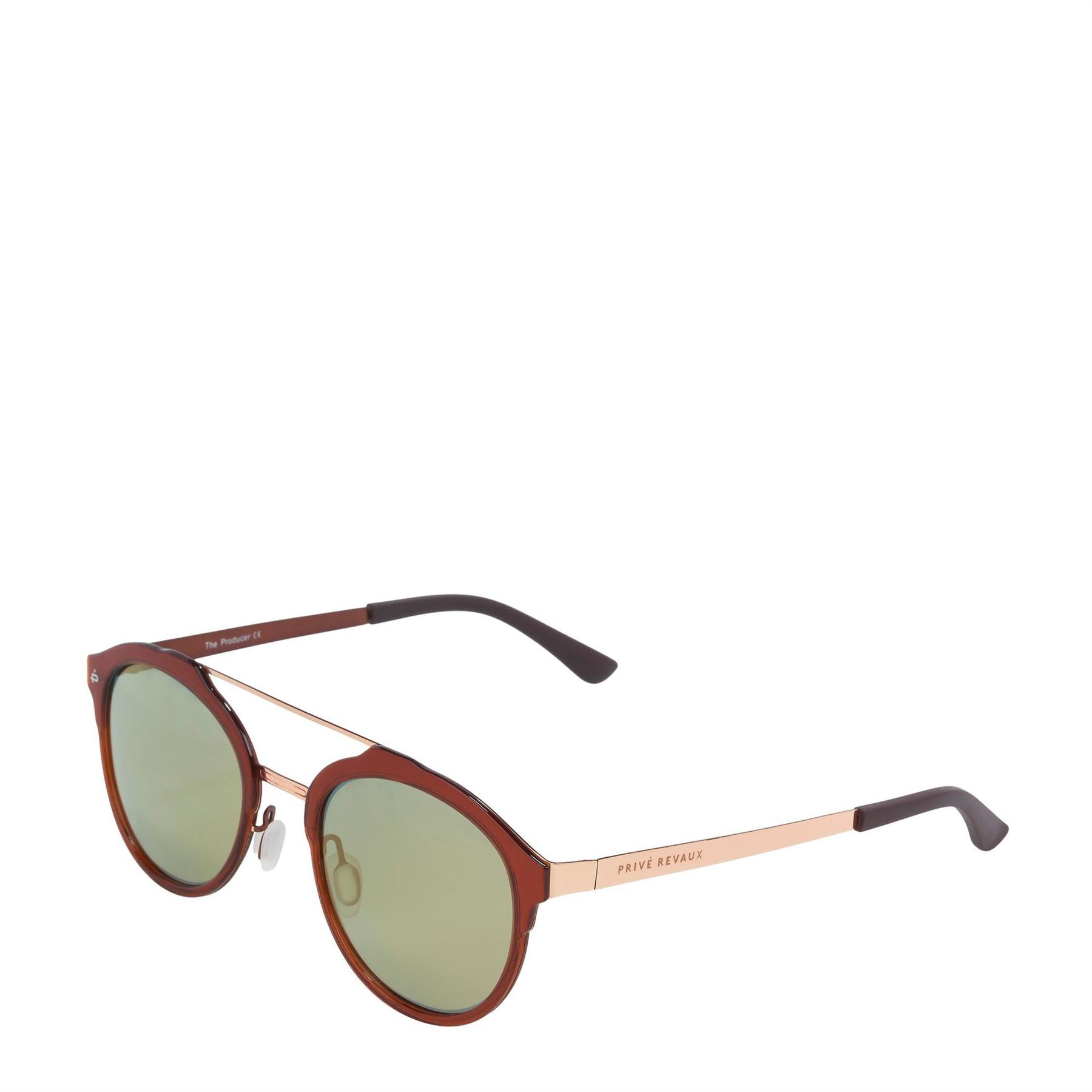 Prive Revaux R The Producer Round Full Rim Sunglasses