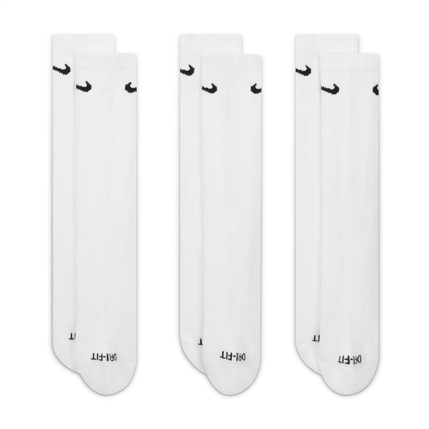 Nike Mens 3 Pack Crew Socks