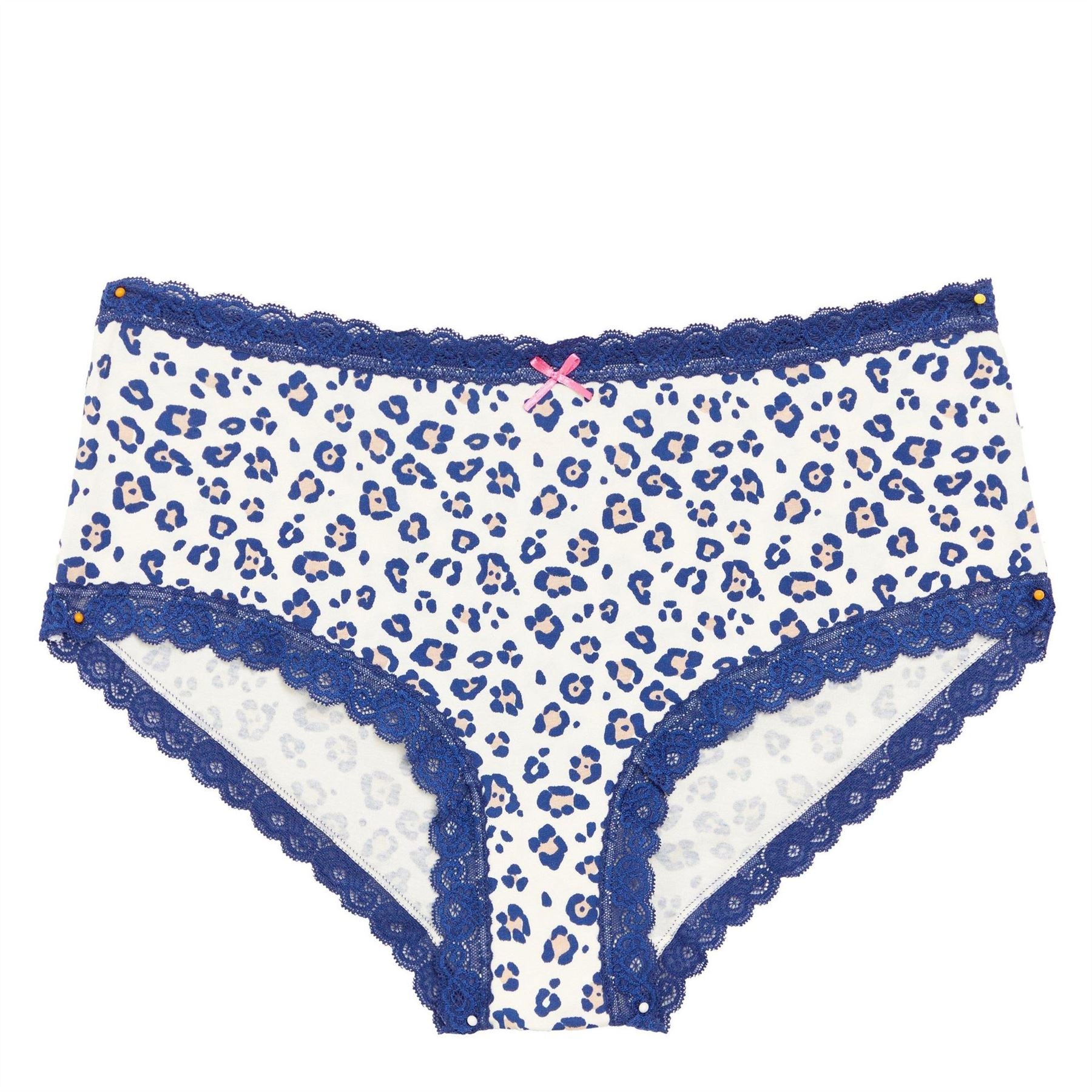 Be You Lace Detail 5 Pack Shortie Briefs