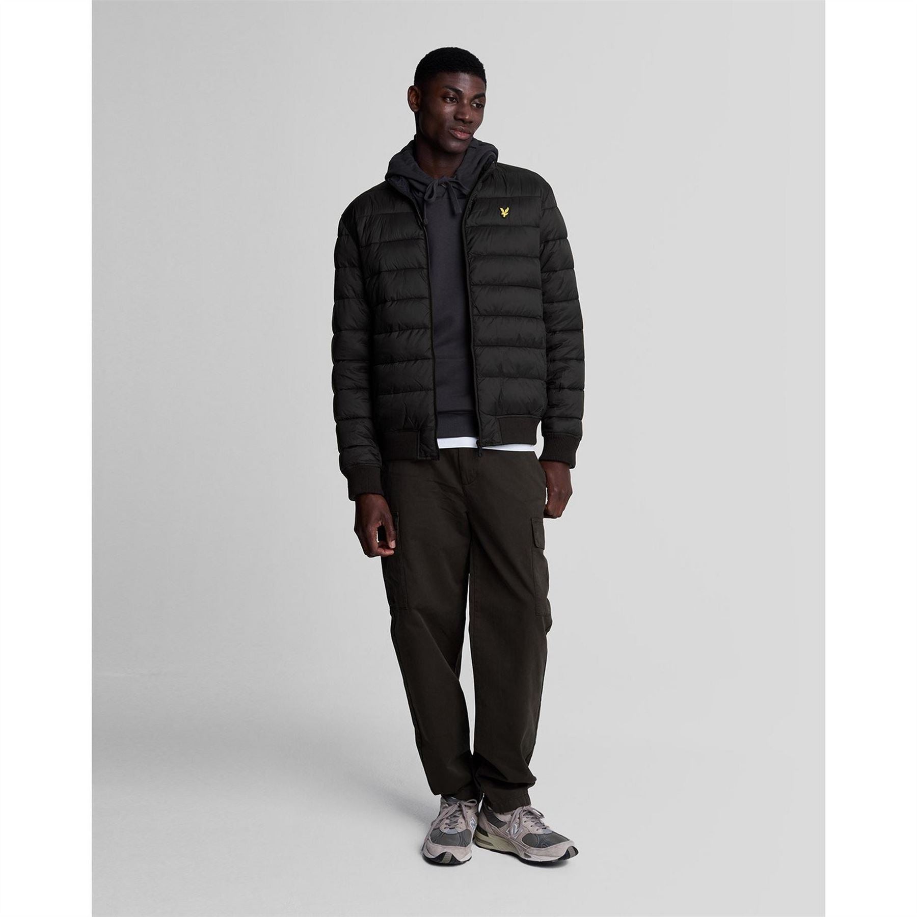 Lyle and Scott Medium Funnel Wadded Puffer Jacket