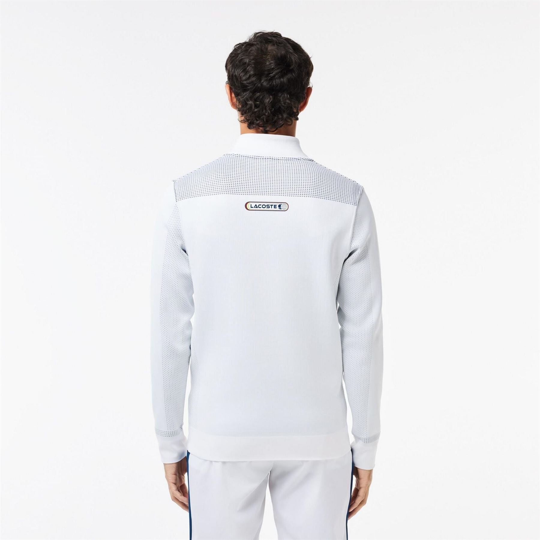 Lacoste Regular Fit Zip Neck Long Sleeve Sweatshirt