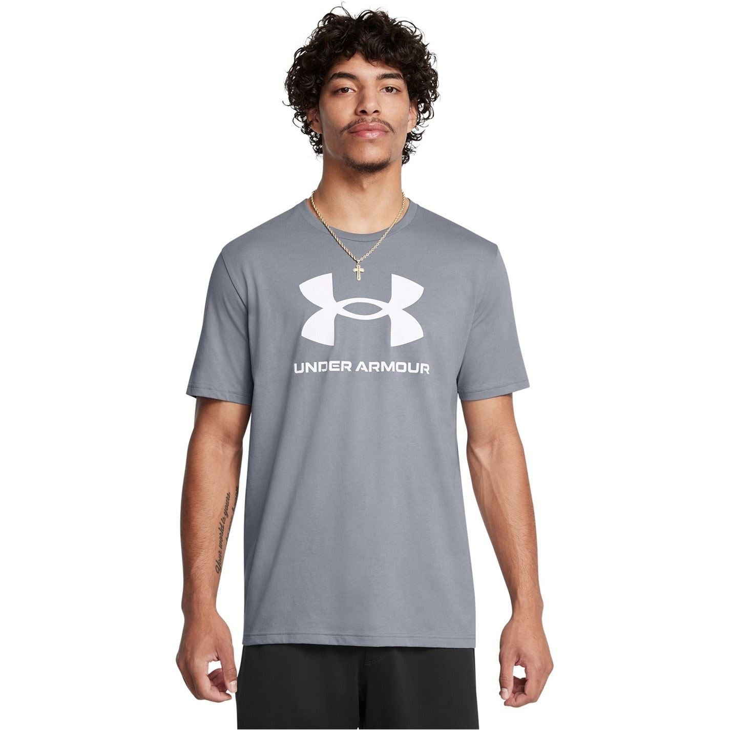 Under Armour Sport Style Logo Crew Neck Short Sleeve T-Shirt