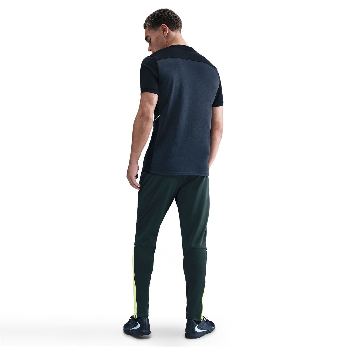 Nike Acad Solid Patterned Slim Track Pants