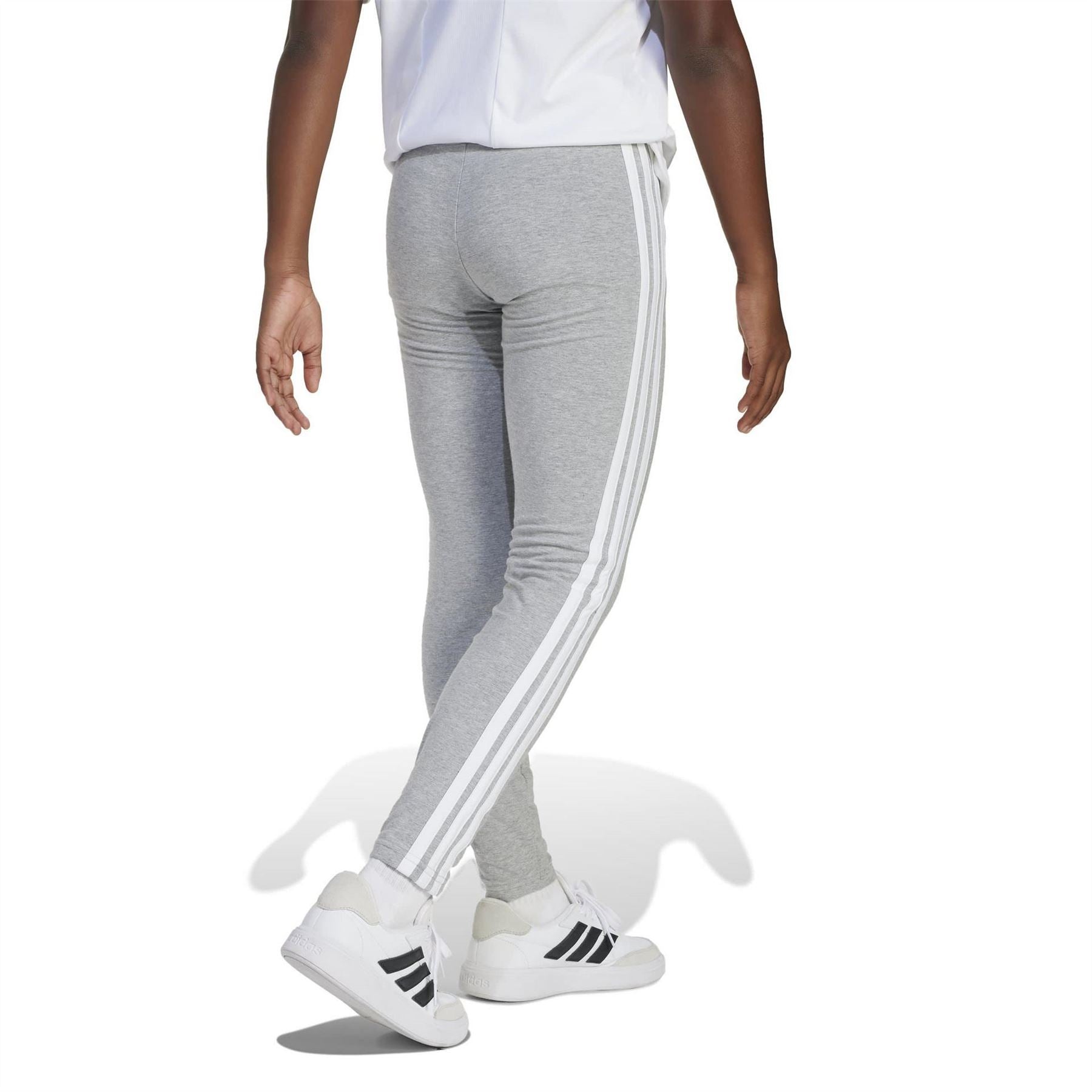adidas Girls Essentials 3 Stripes Leggings