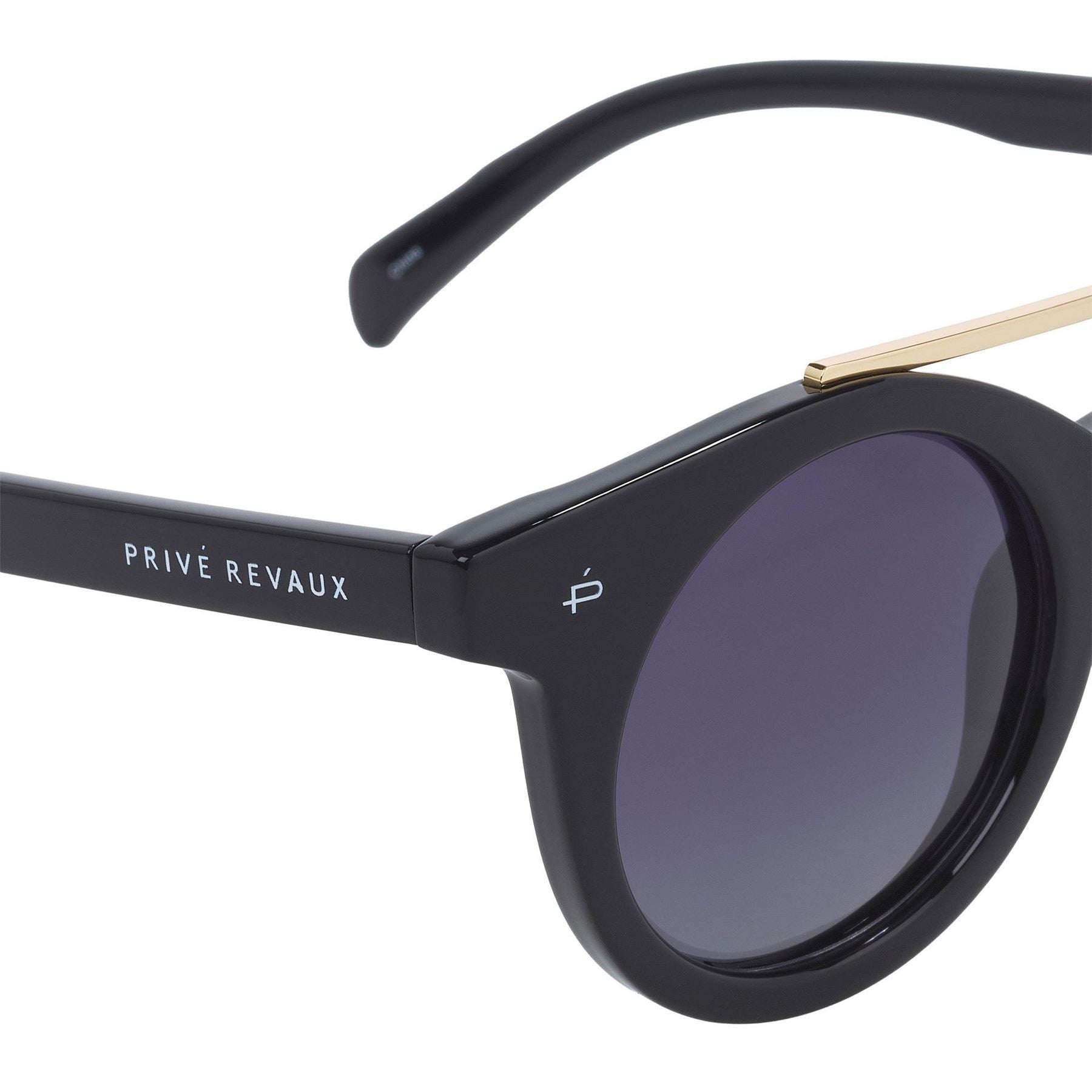 Prive Revaux R The Reagan Round Double Bridge Sunglasses