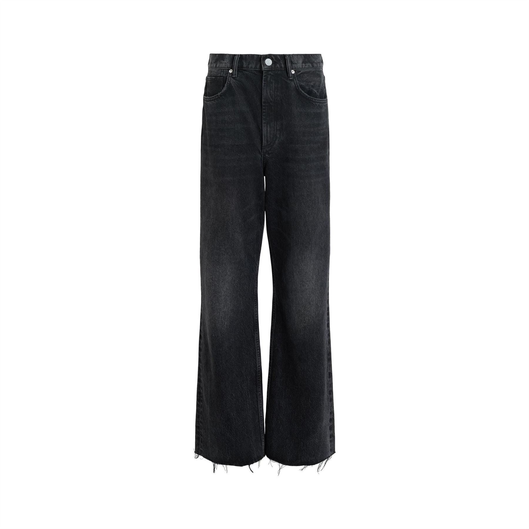 AllSaints Washed Wide Leg Jeans