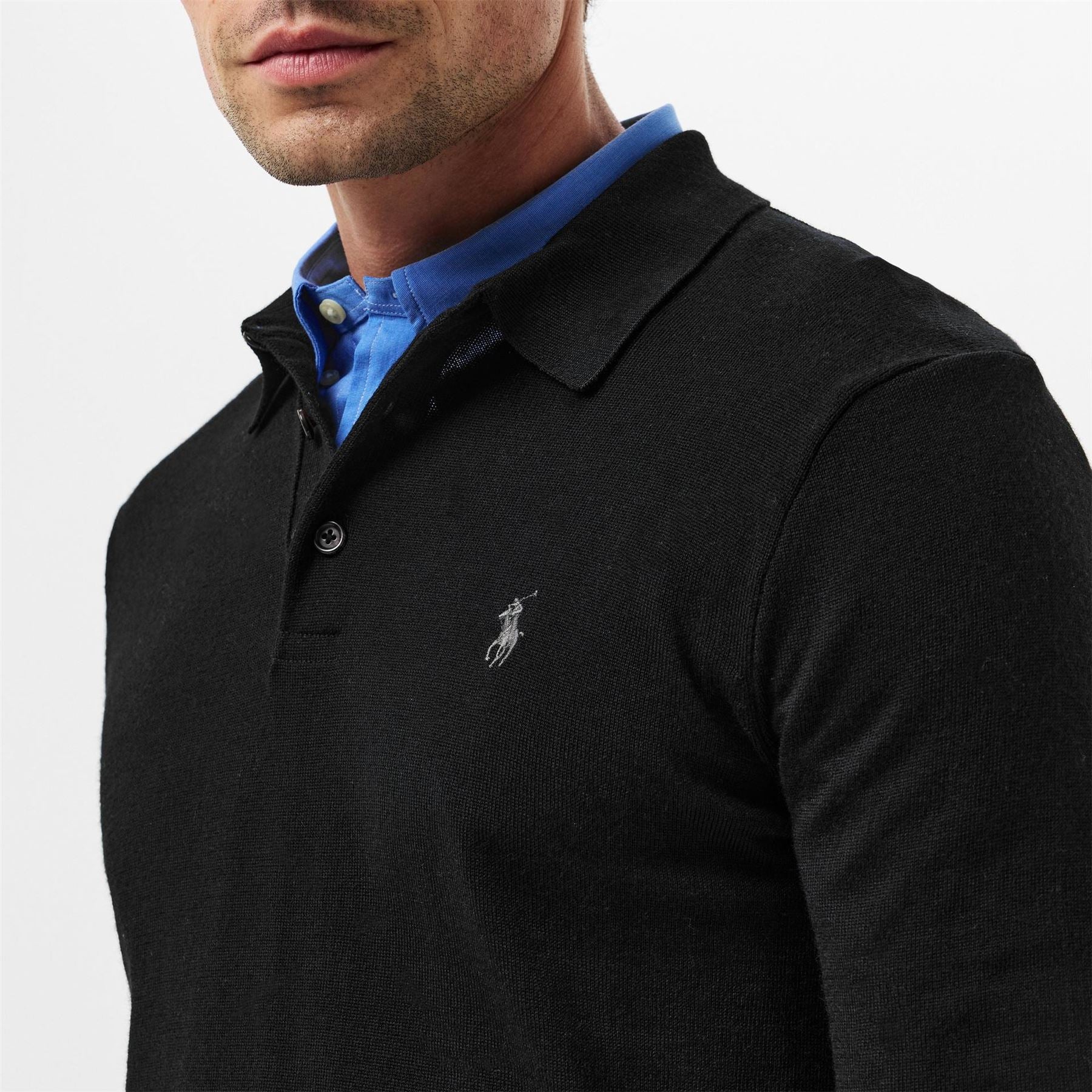 Polo Ralph Lauren Merino Collared Long Sleeve Sweater