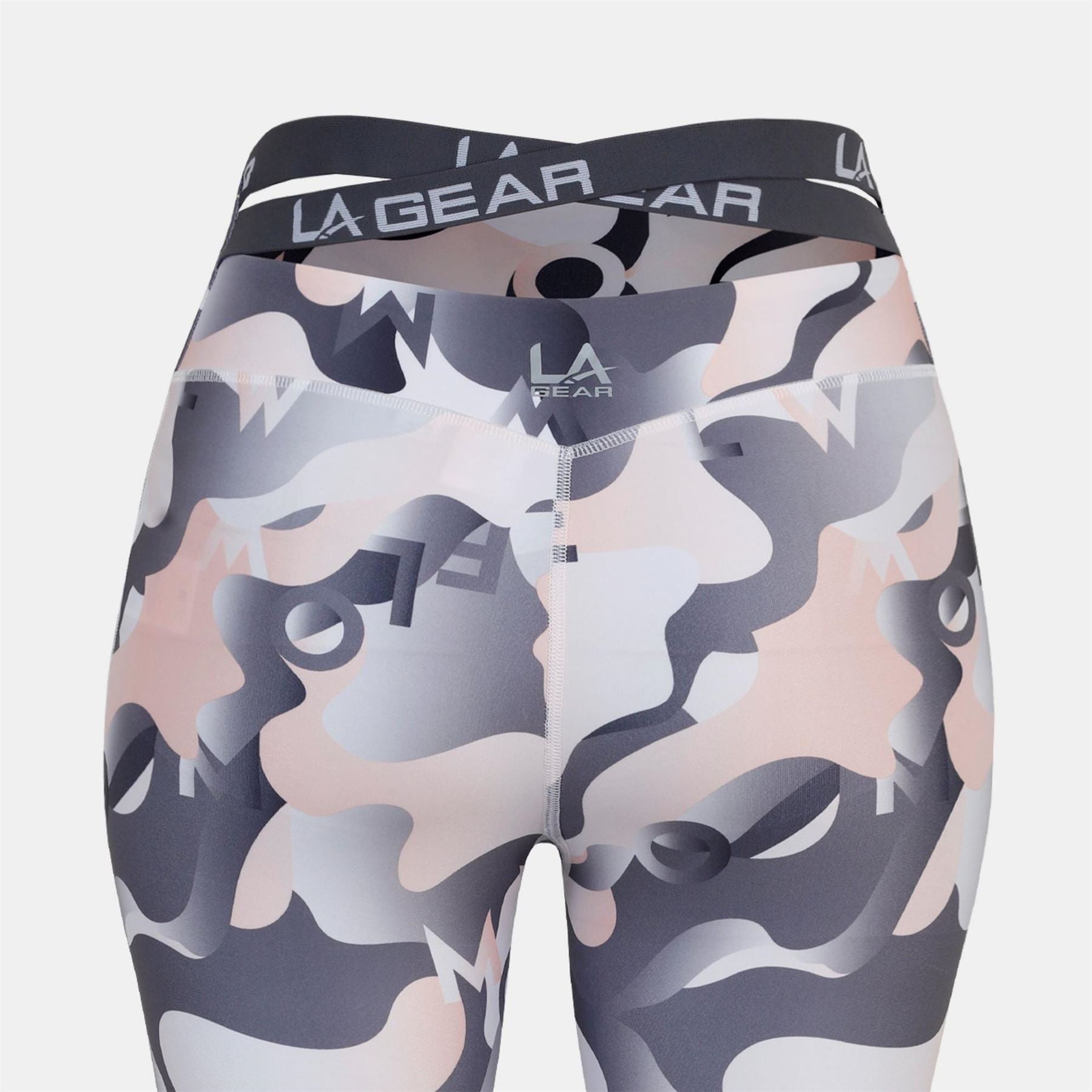 LA Gear Skinny Fit Camo Patterned Leggings