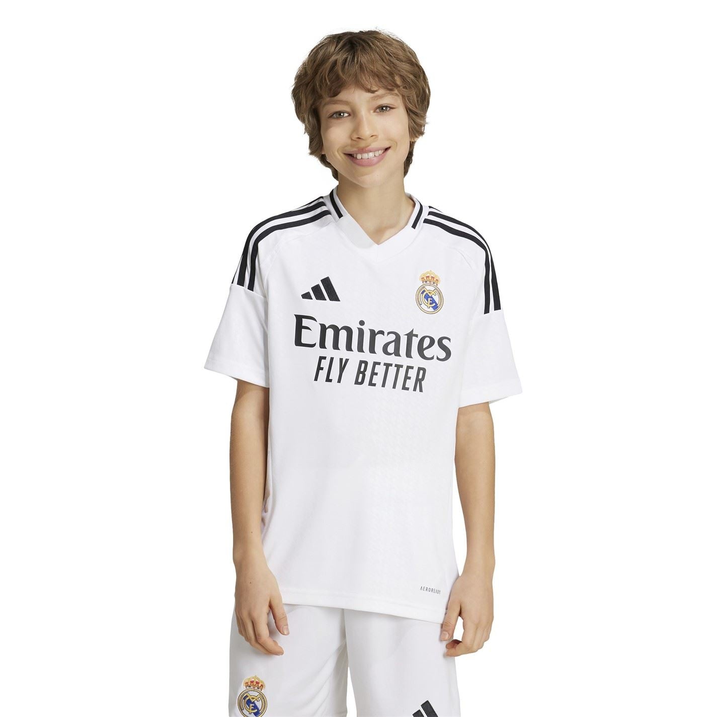 adidas Real Madrid Home Shirt 2024 2025 Juniors