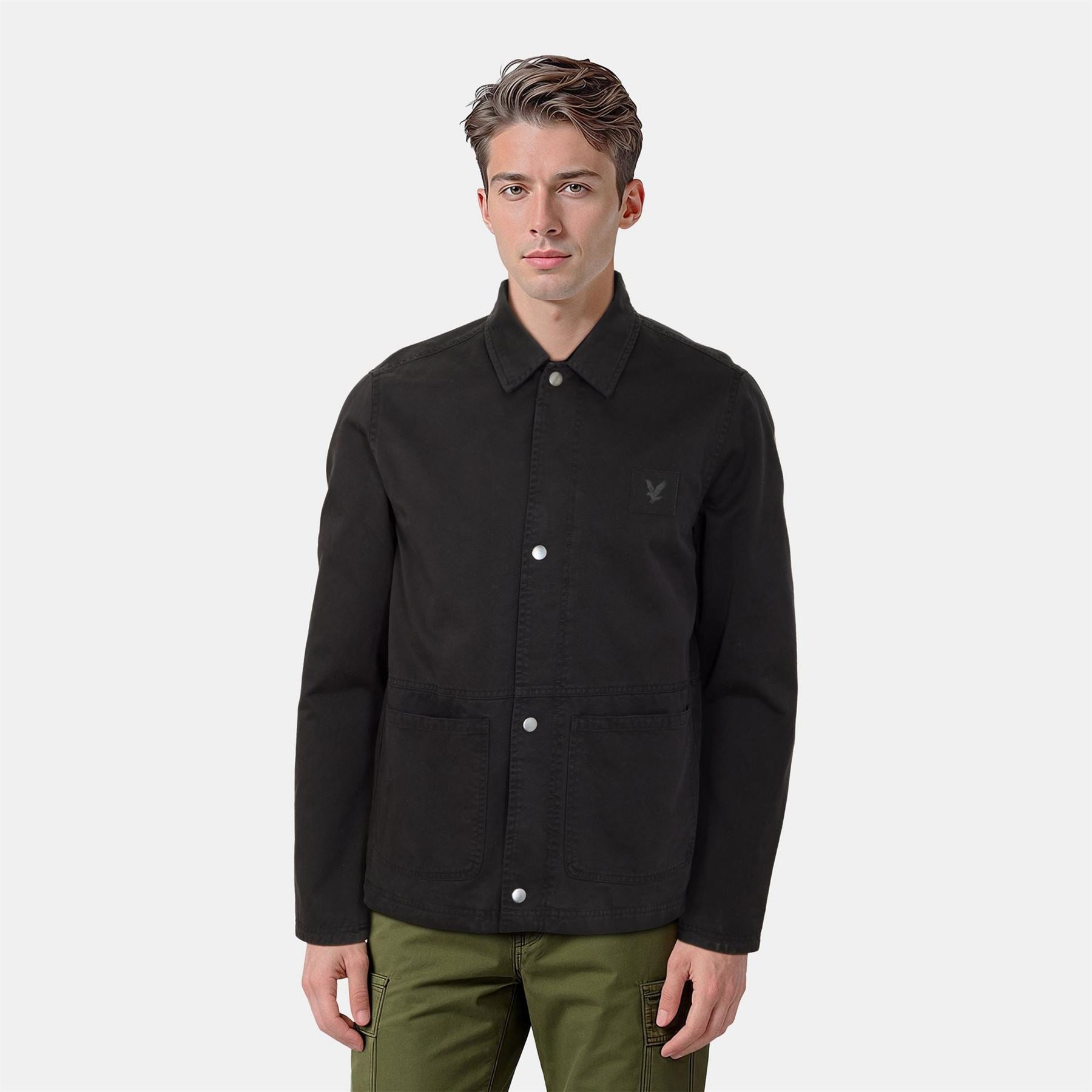 Lyle and Scott Collared Neck Regular Fit Chore Coat