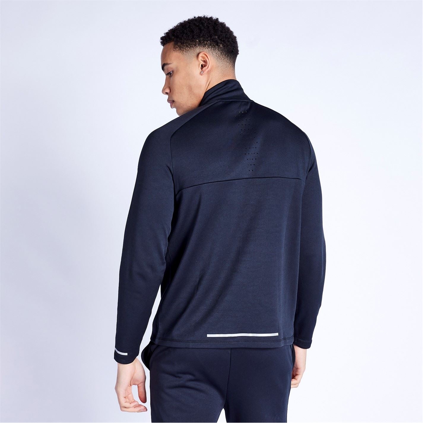 11 Degrees Oxygen Quarter Zip Top   Black