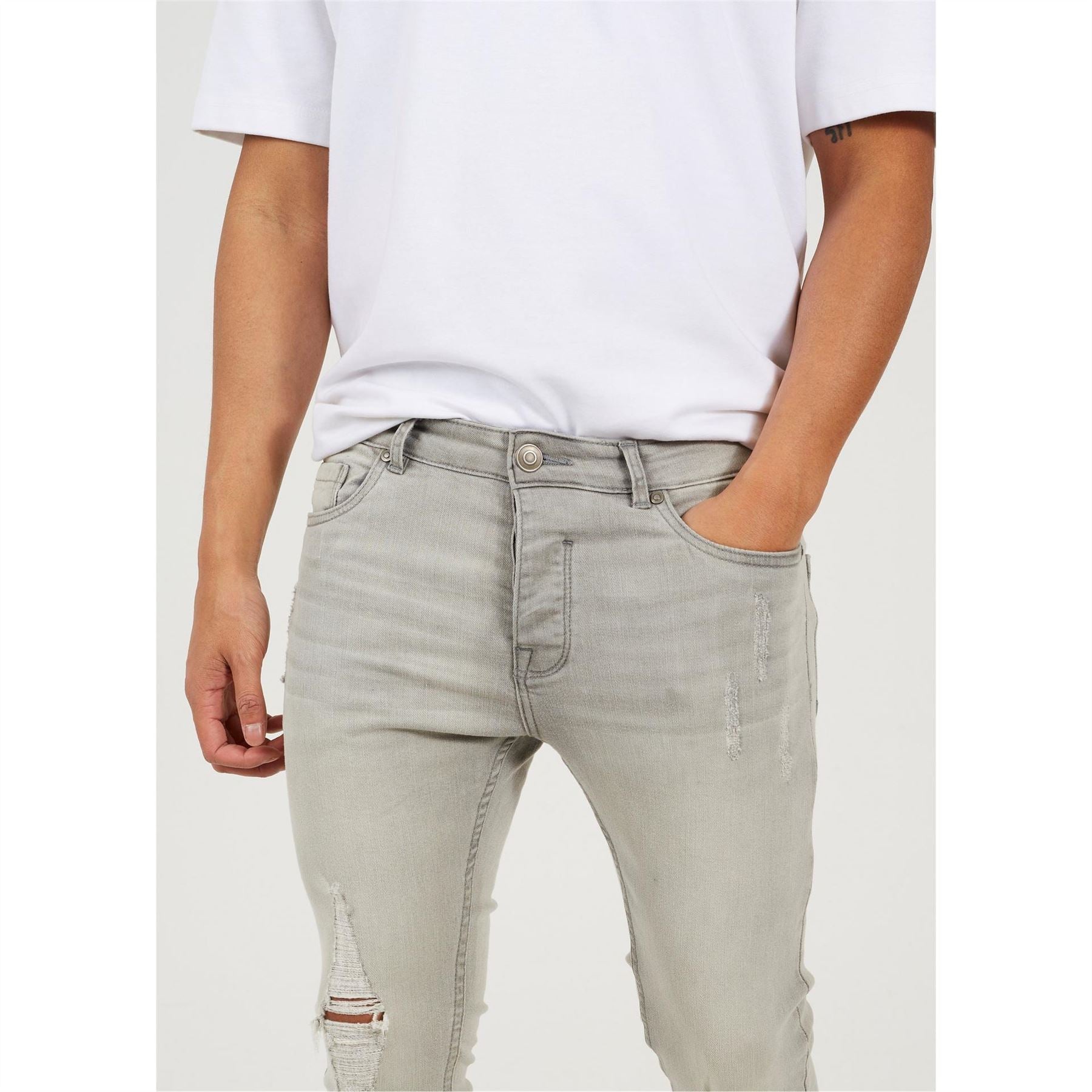 Brave Soul Fit Distressed Jean