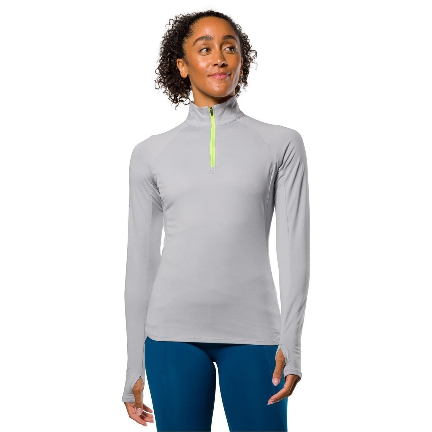 Nathan Tempo Slim Fit Long Sleeve Thumb Hole T-Shirt