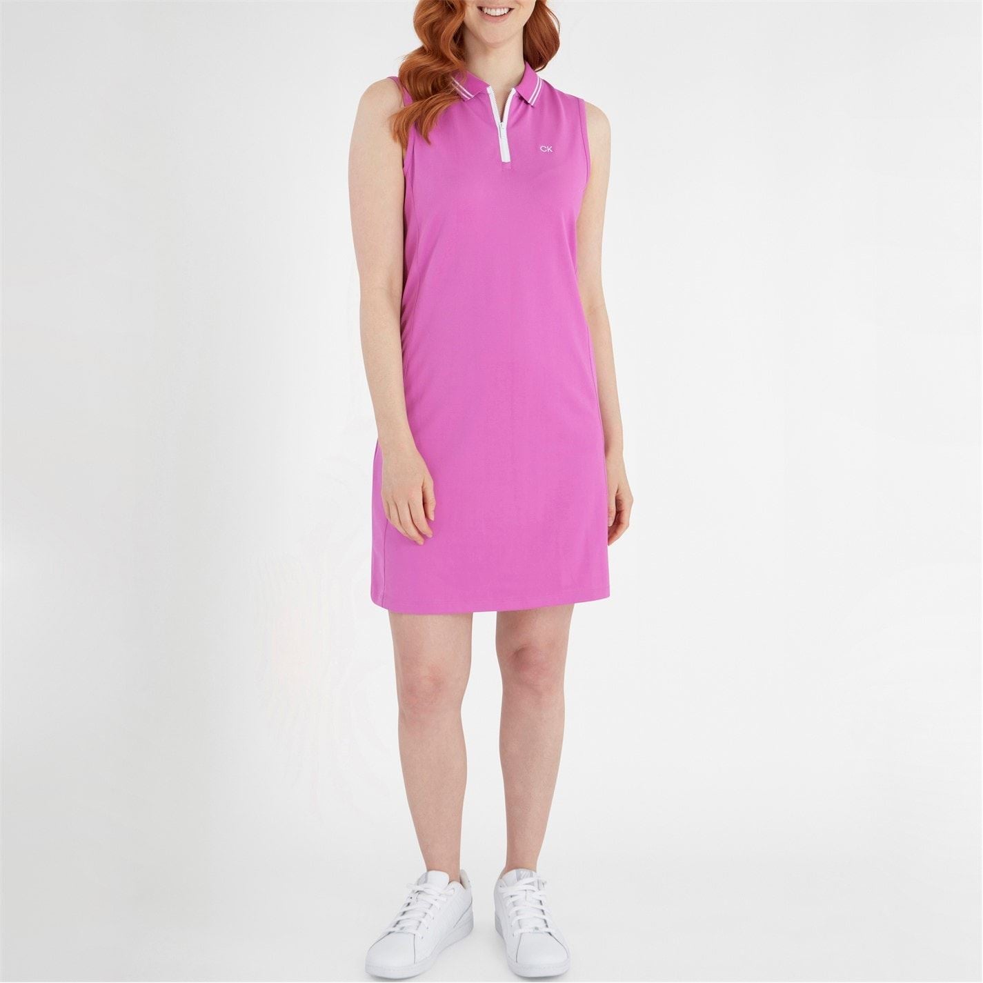 knee length golf dress Jersey golf dress sun
