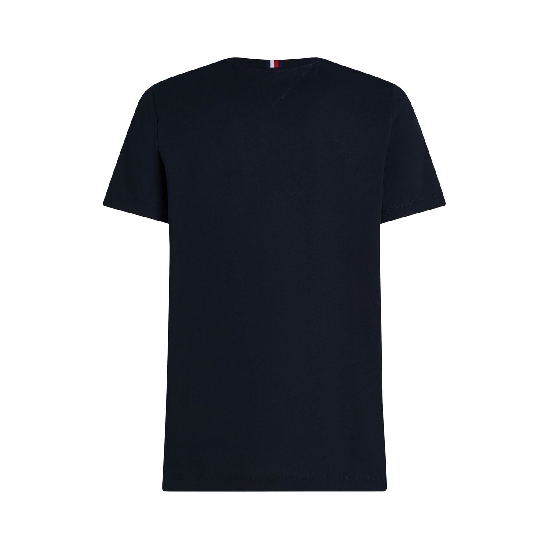 Tommy Hilfiger Logo Print Regular Fit Crew Neck T-Shirt