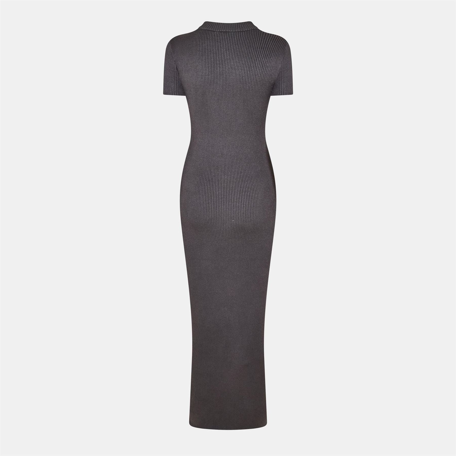 Jack Wills Travelrib Mock Neck Short Sleeve Maxi Dress