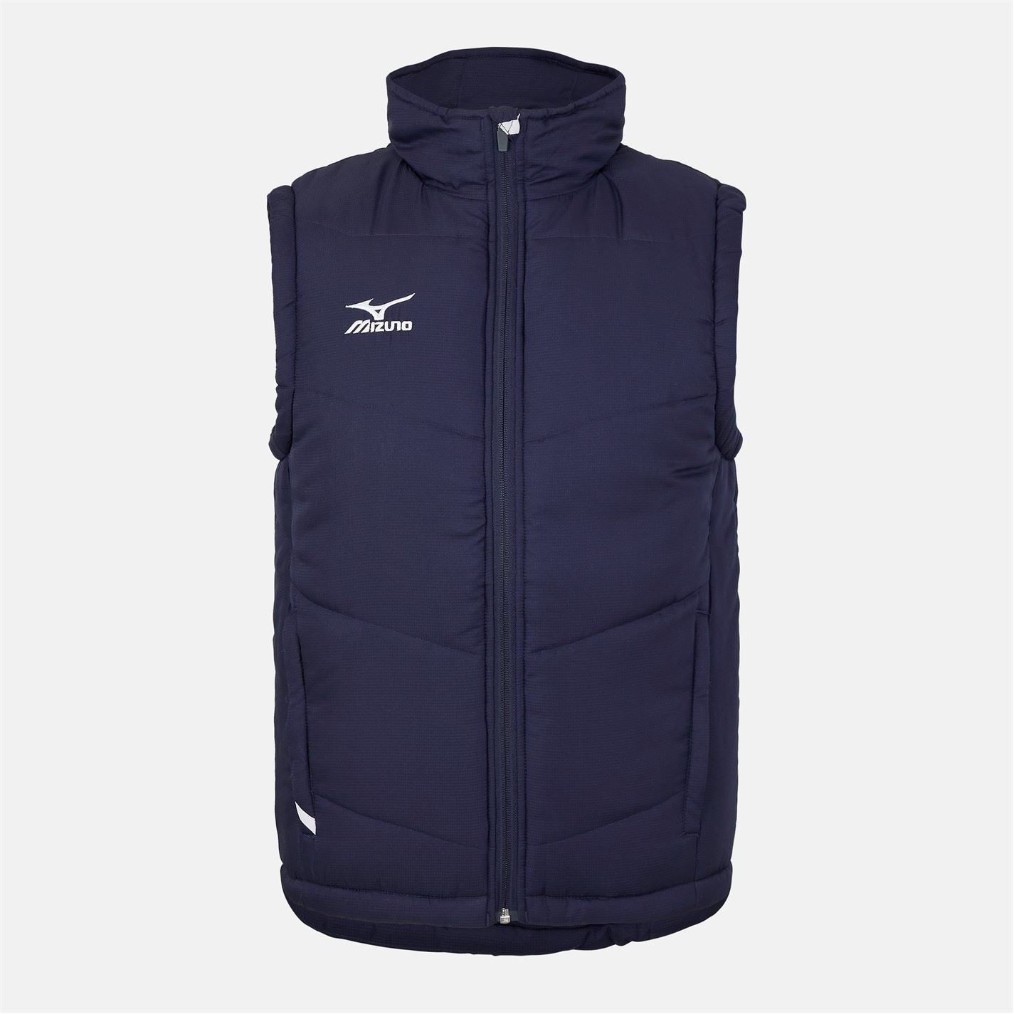 Mizuno Solid Patterned Funnel Neck Gilet