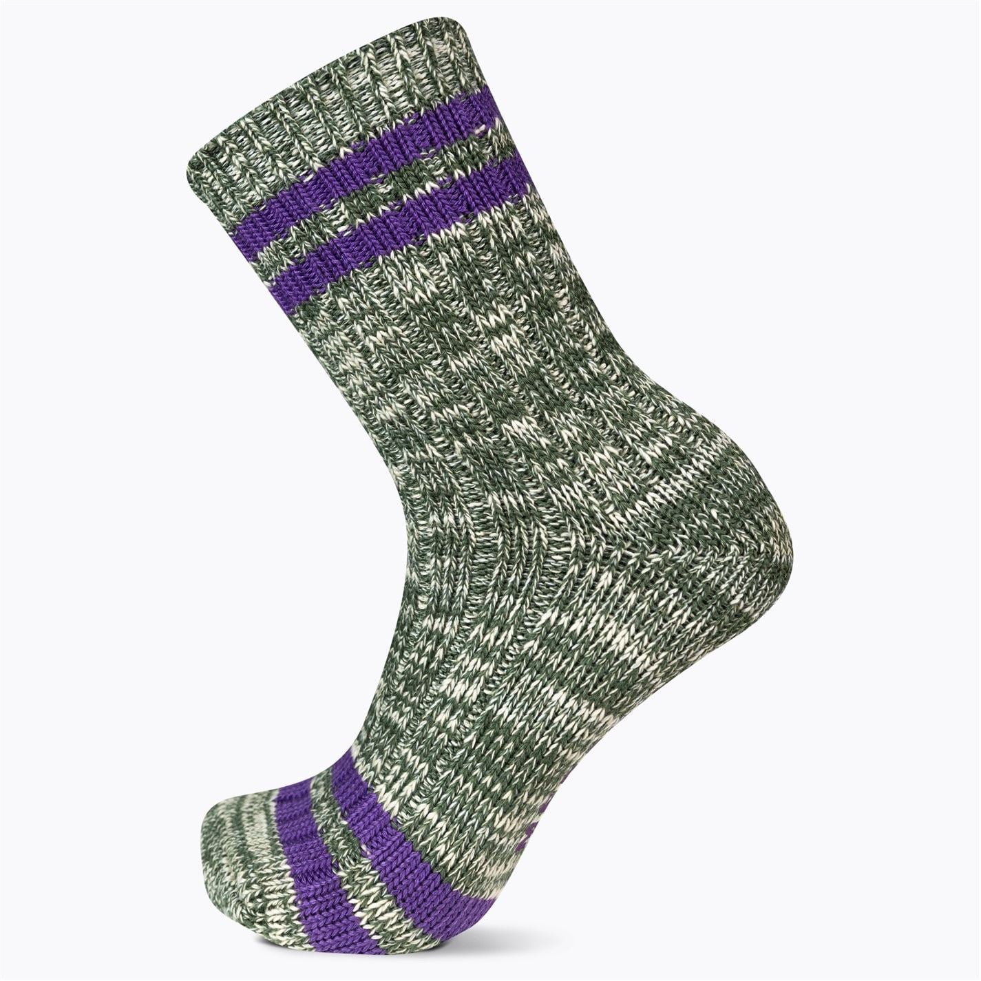 Merrell Stripe Crew Walking Socks